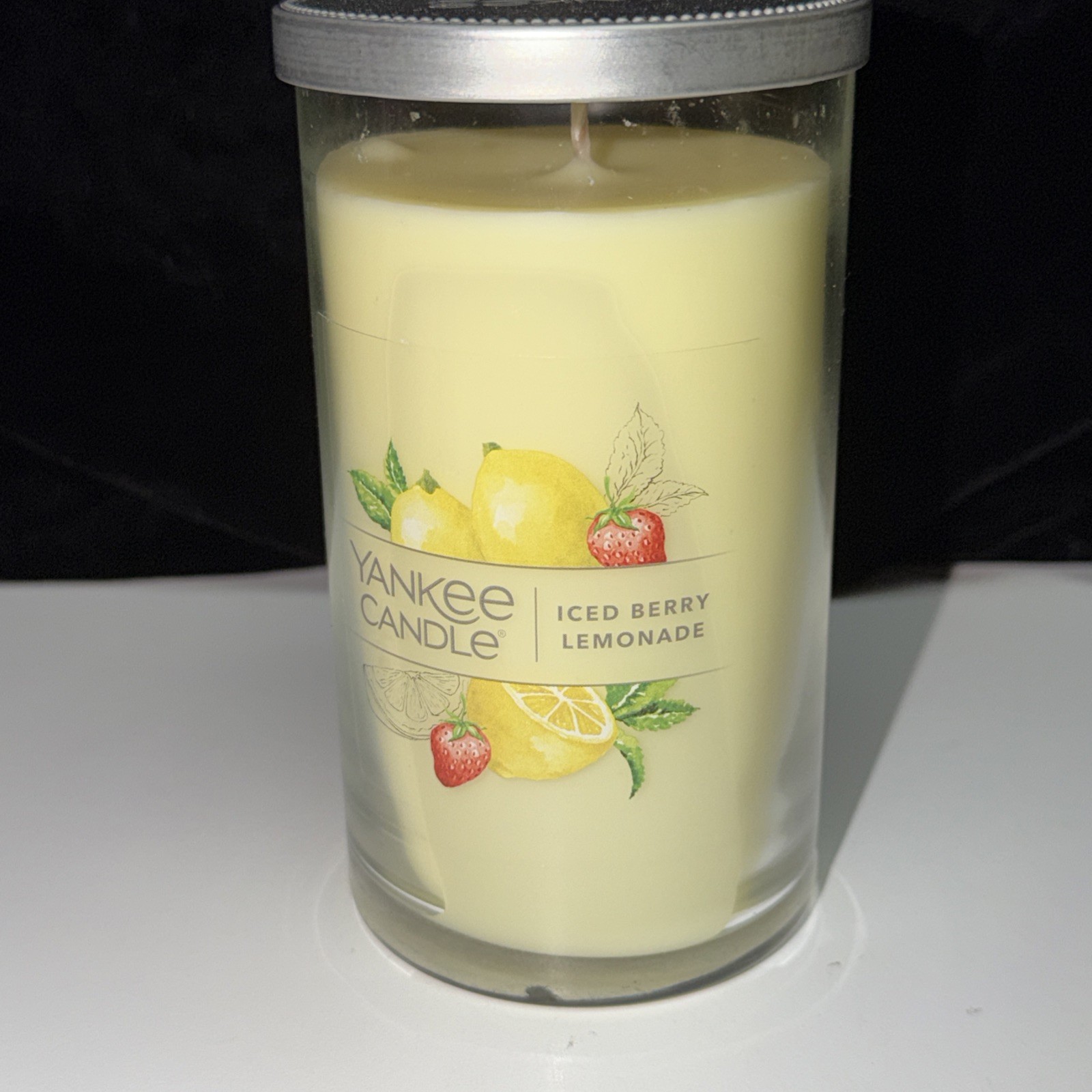 LOT OF 2-NEW-Yankee Candle ICED BERRY LEMONADE Large 14.25oz