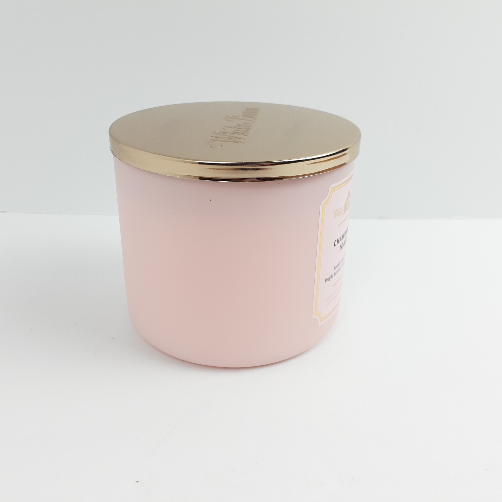 White Barn Champagne Toast Scented 3 Wick Candle Burns 25-45 Hrs 14.5oz