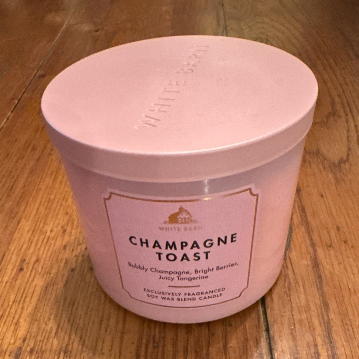 White Barn Champagne Toast Multiple Wick Scented Jar Candle Pink 1 Pack