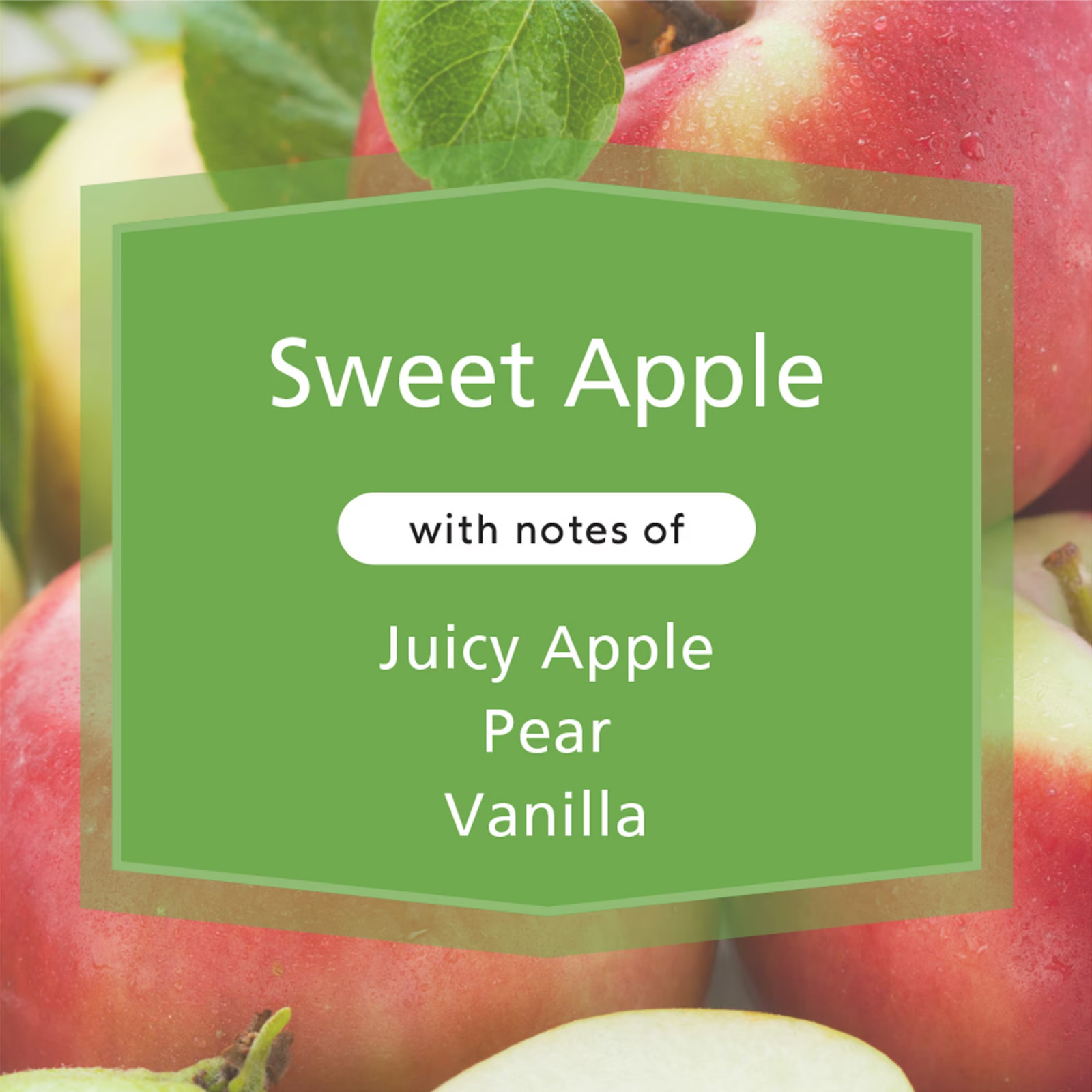 Pack of 2 Sweet Apple 3-Wick Scented Glass Jar Candles, Green, 11.5 oz Each…..