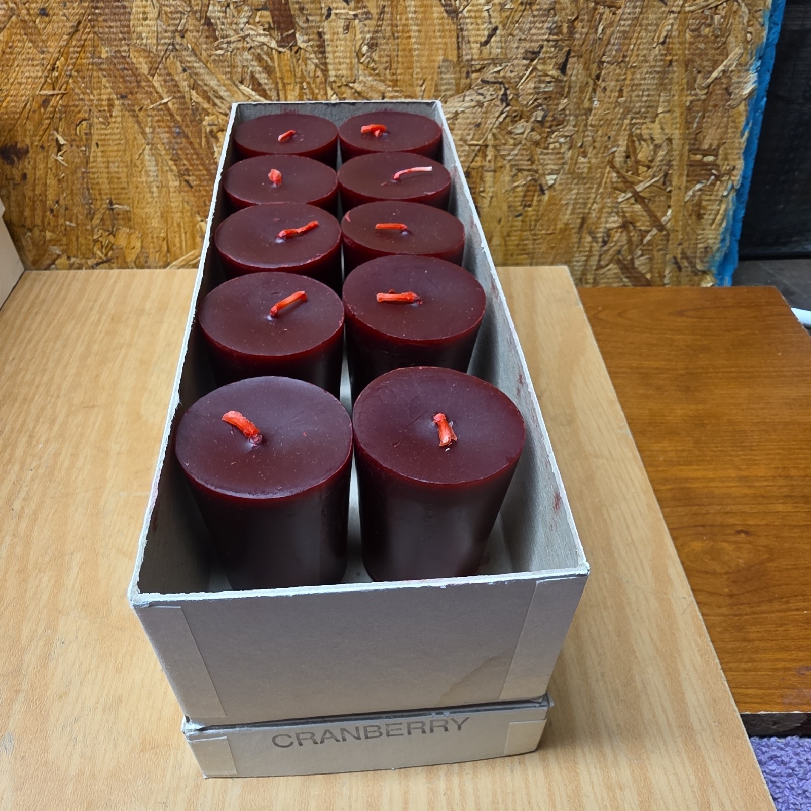 Assorted Holiday Scented Votive Candles Lot (Bayberry/Cinnamon/Cranberry) 10+