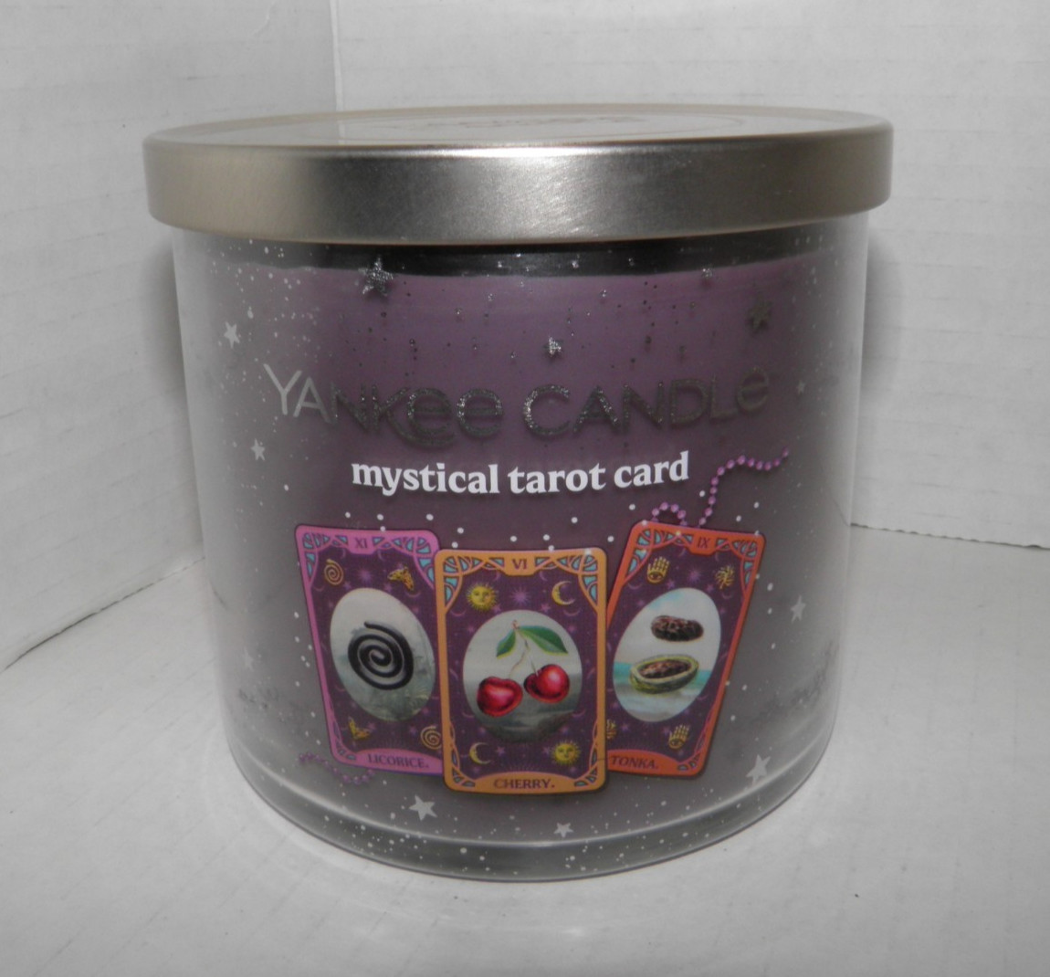 Yankee Candle Mystical Tarot Card 14.5 Ounce 3 Wick Halloween NEW