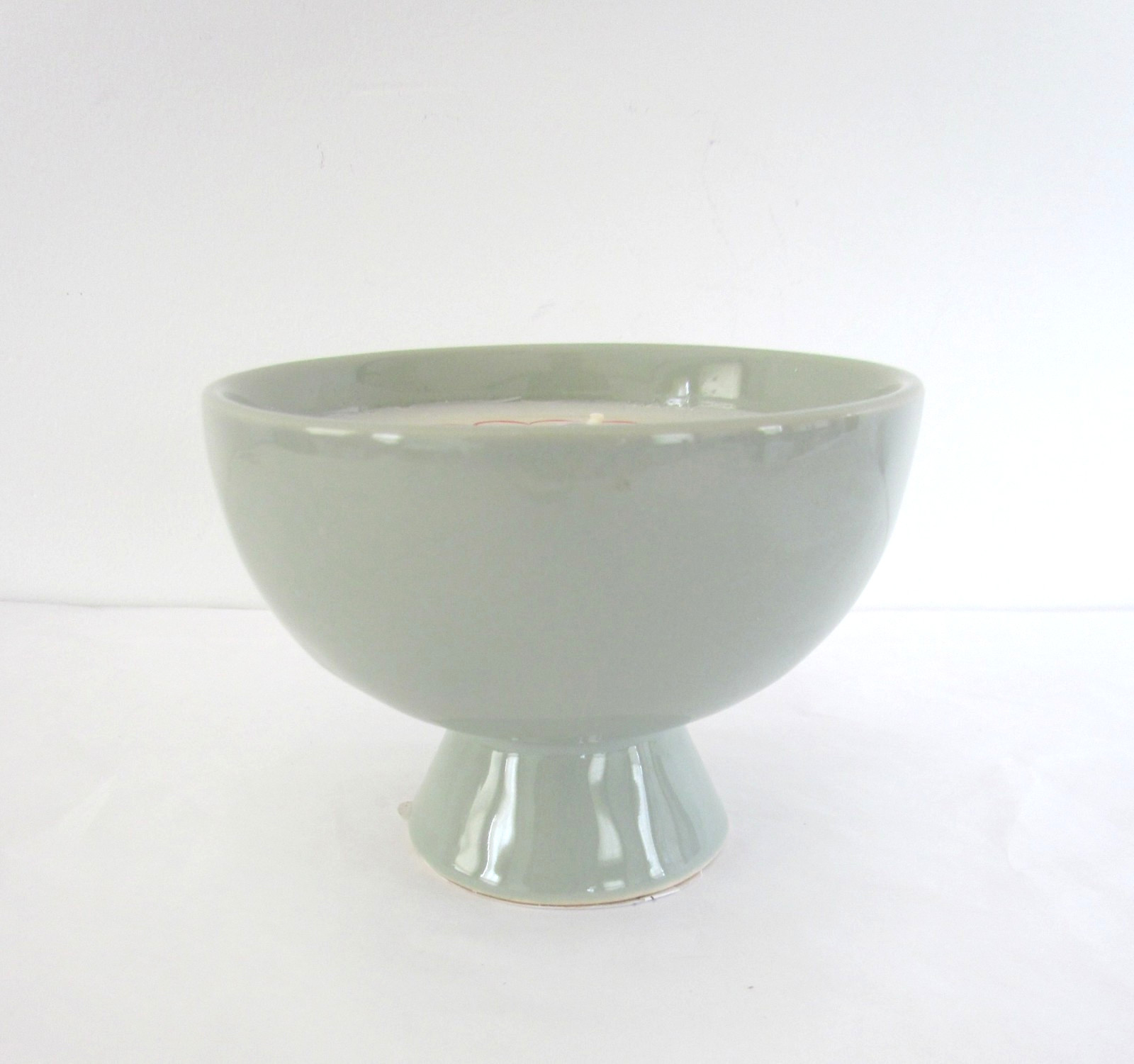 Anthropologie Damson Madder Candle Gourmand Earl Grey Ceramic Pedestal NEW
