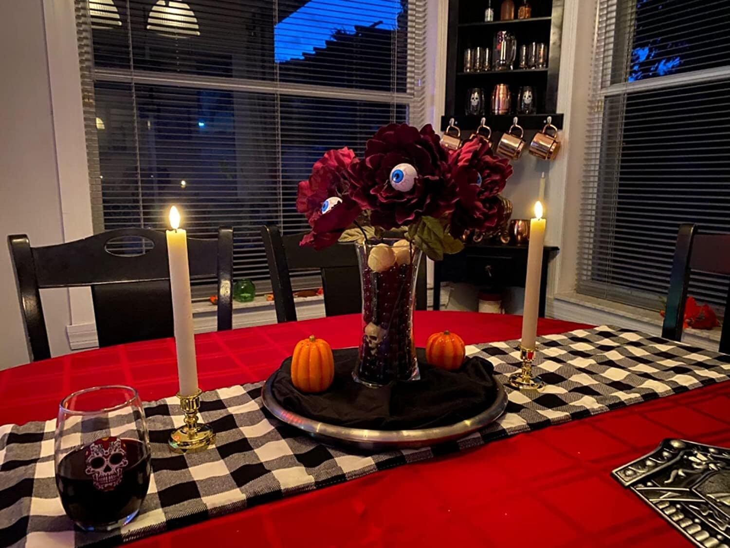 6X Flameless Taper Candles Light Flickering Battery Operated with Remote Timer