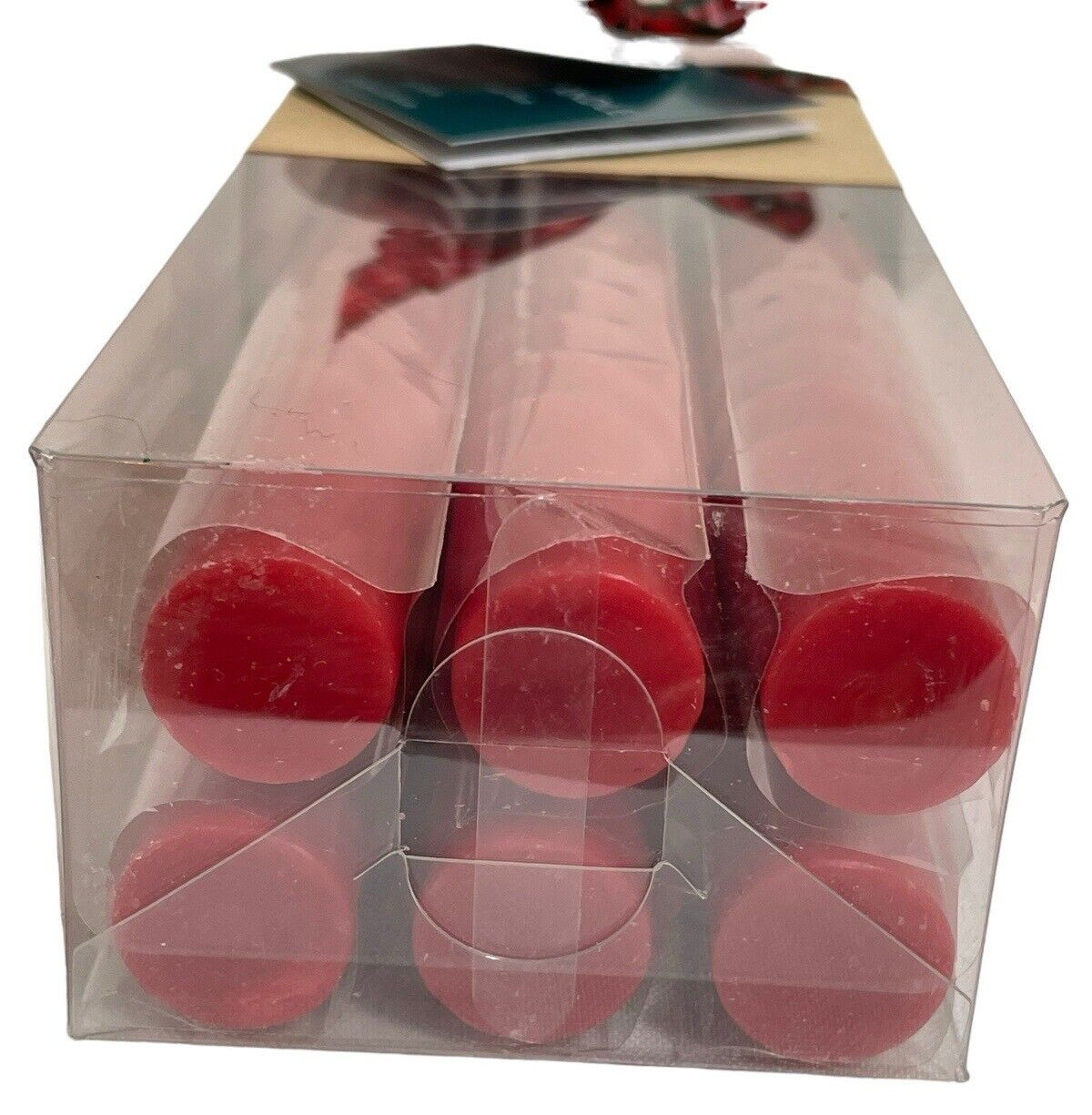 HD Designs Holiday Collection Red Tapers 10 inches Tall 3/4 Inches in Diameter