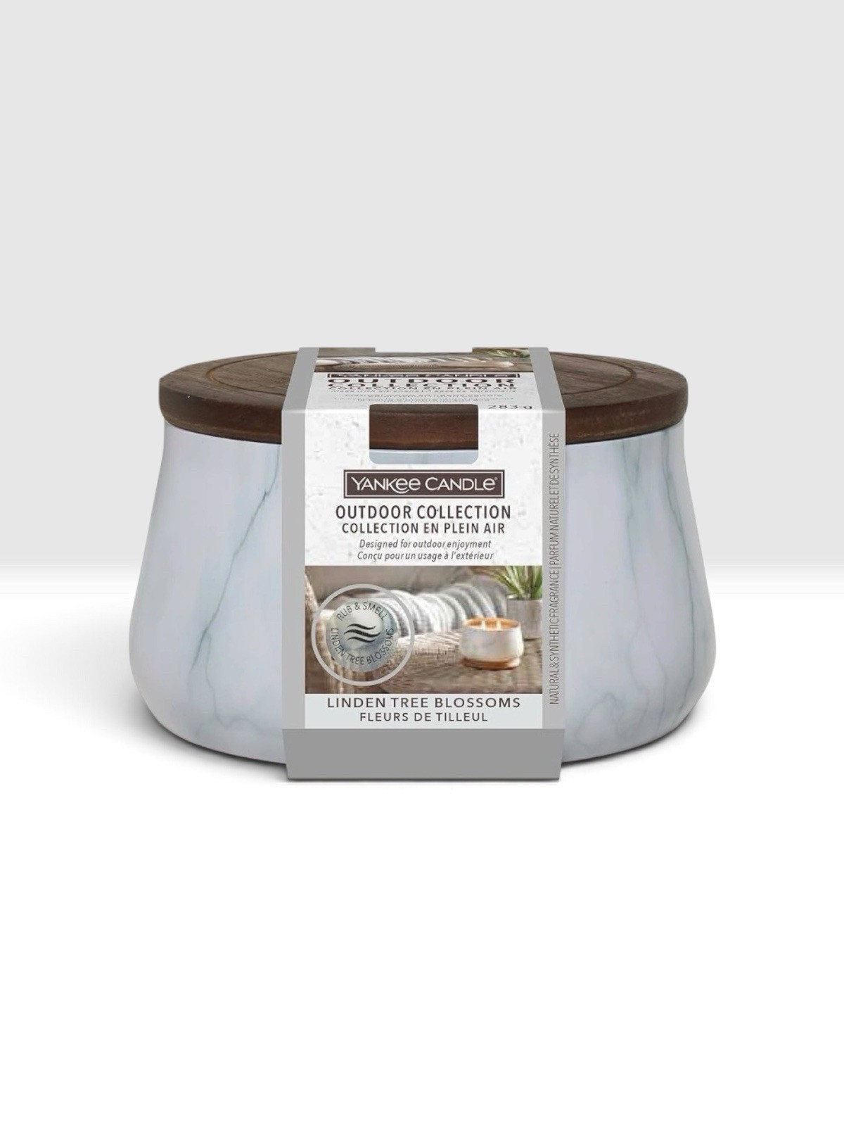 Yankee Candle Outdoor Collection Linden Tree Blossoms 10 oz Jar Candle Retired