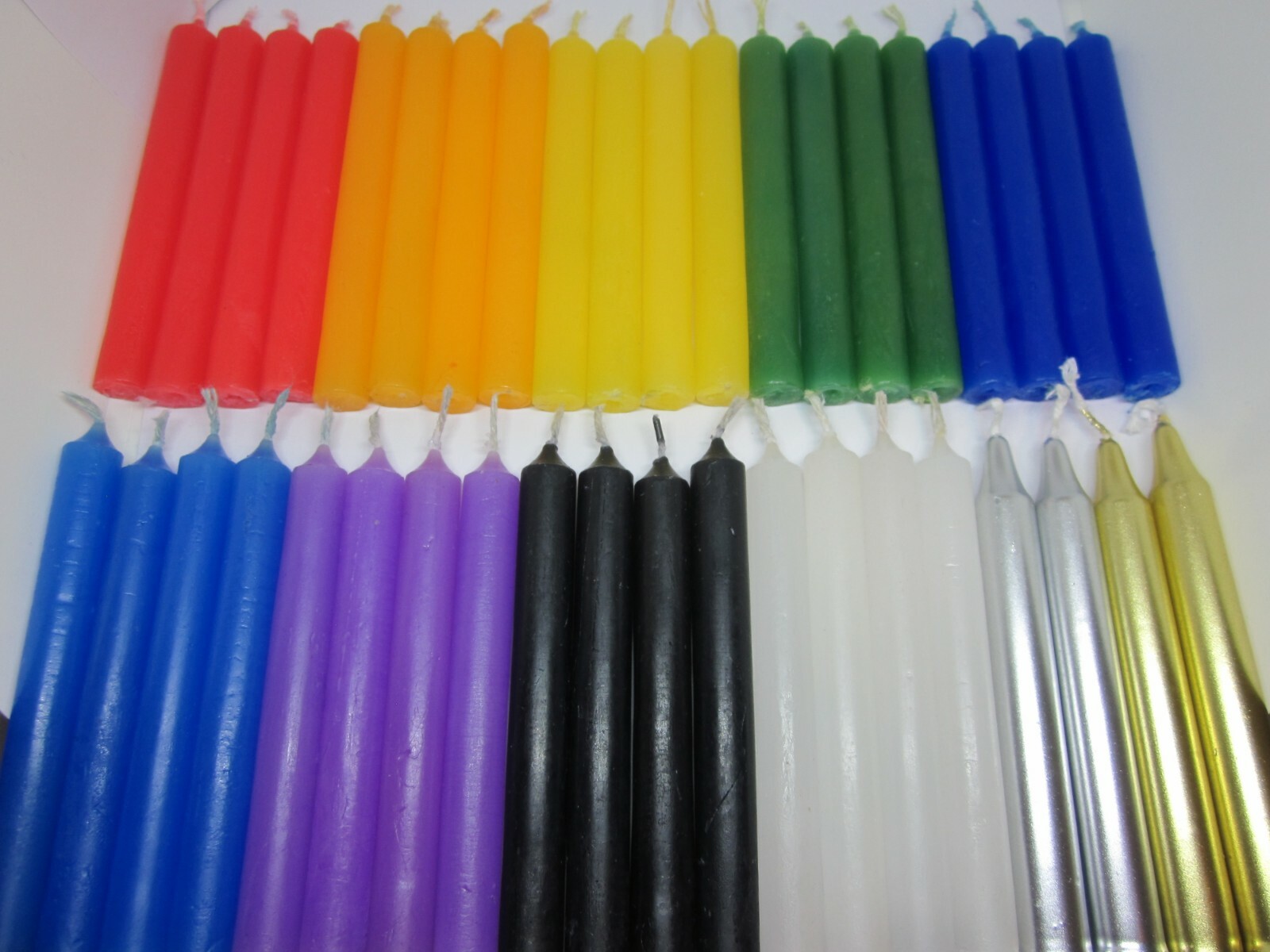 Spell Chime Candles 4″ Set of 10 for $12 Mini Taper Magic Ritual Chime