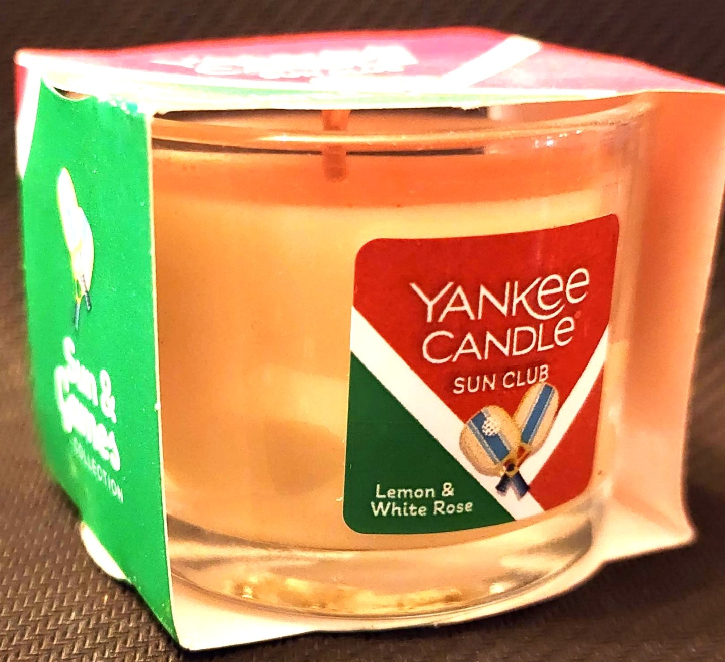 Yankee Candle Sun Club Lemon & White Rose OR Big Apple Christmas Mini Jar U PICK