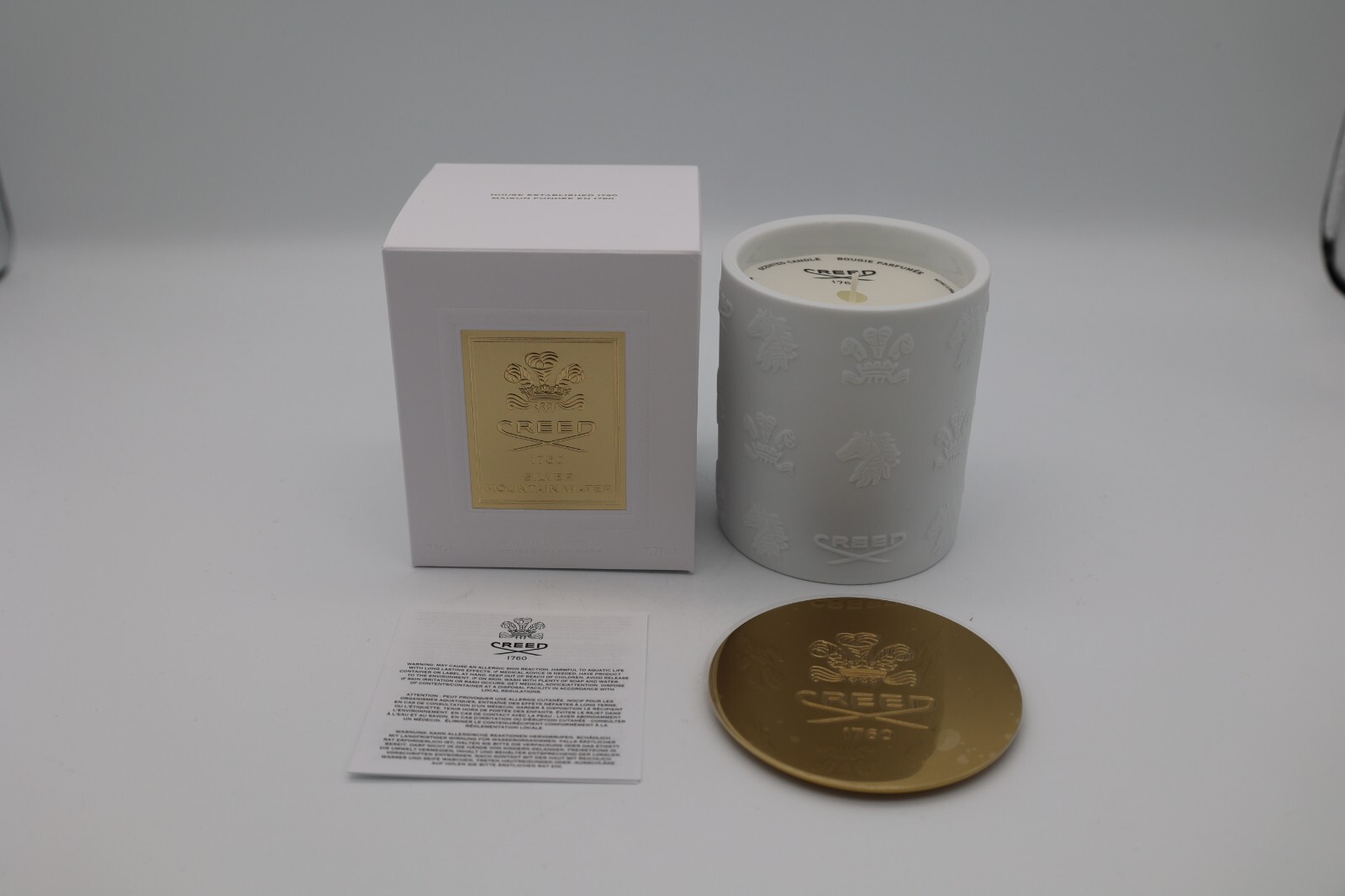 Creed Bougie Parfumee Silver Mountain Water Candle 220g / 7.76oz SHIPS SAME DAY
