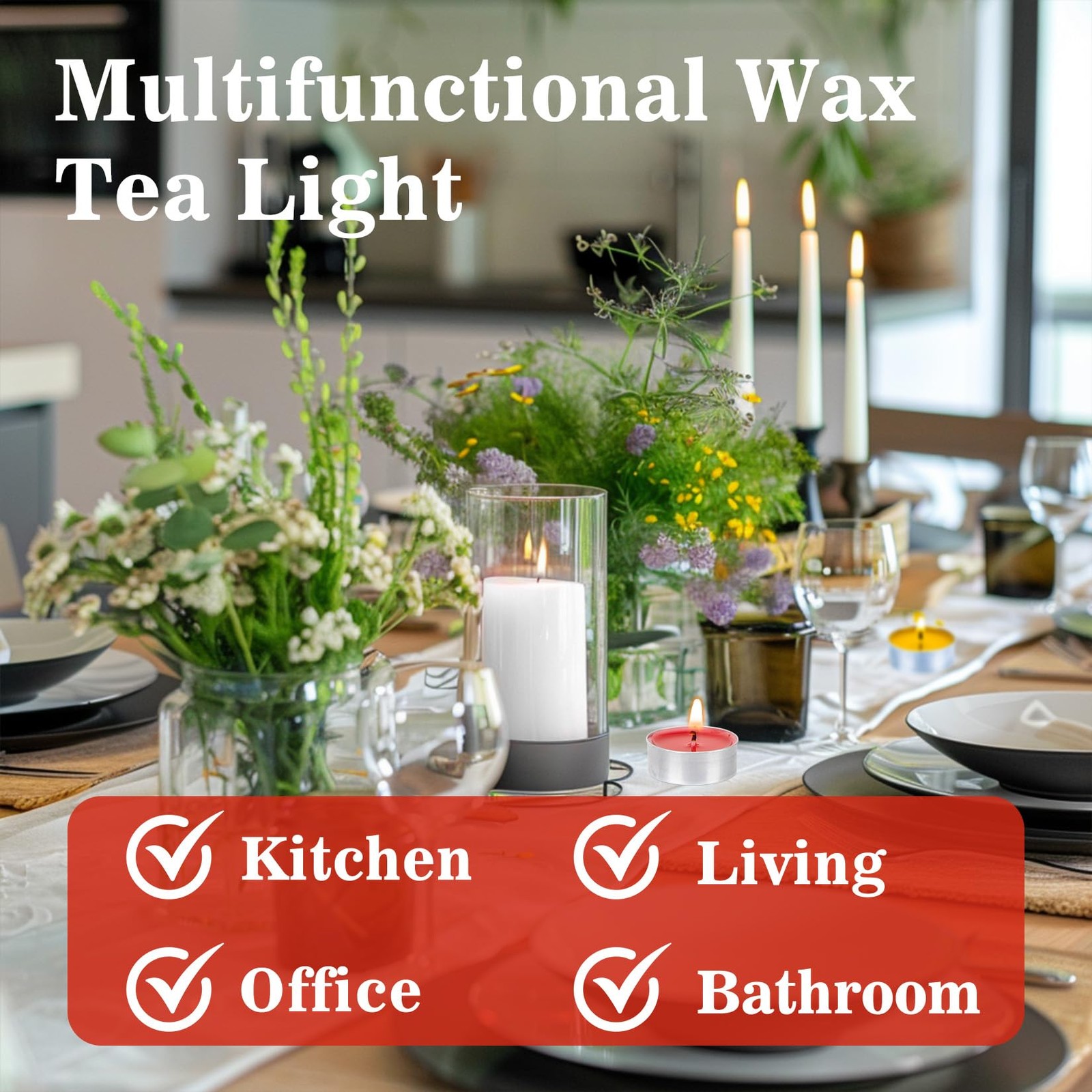 Mixed Color Tea Lights Candles Bulk – 25pcs Mini Votive Tea Lights Shabbat