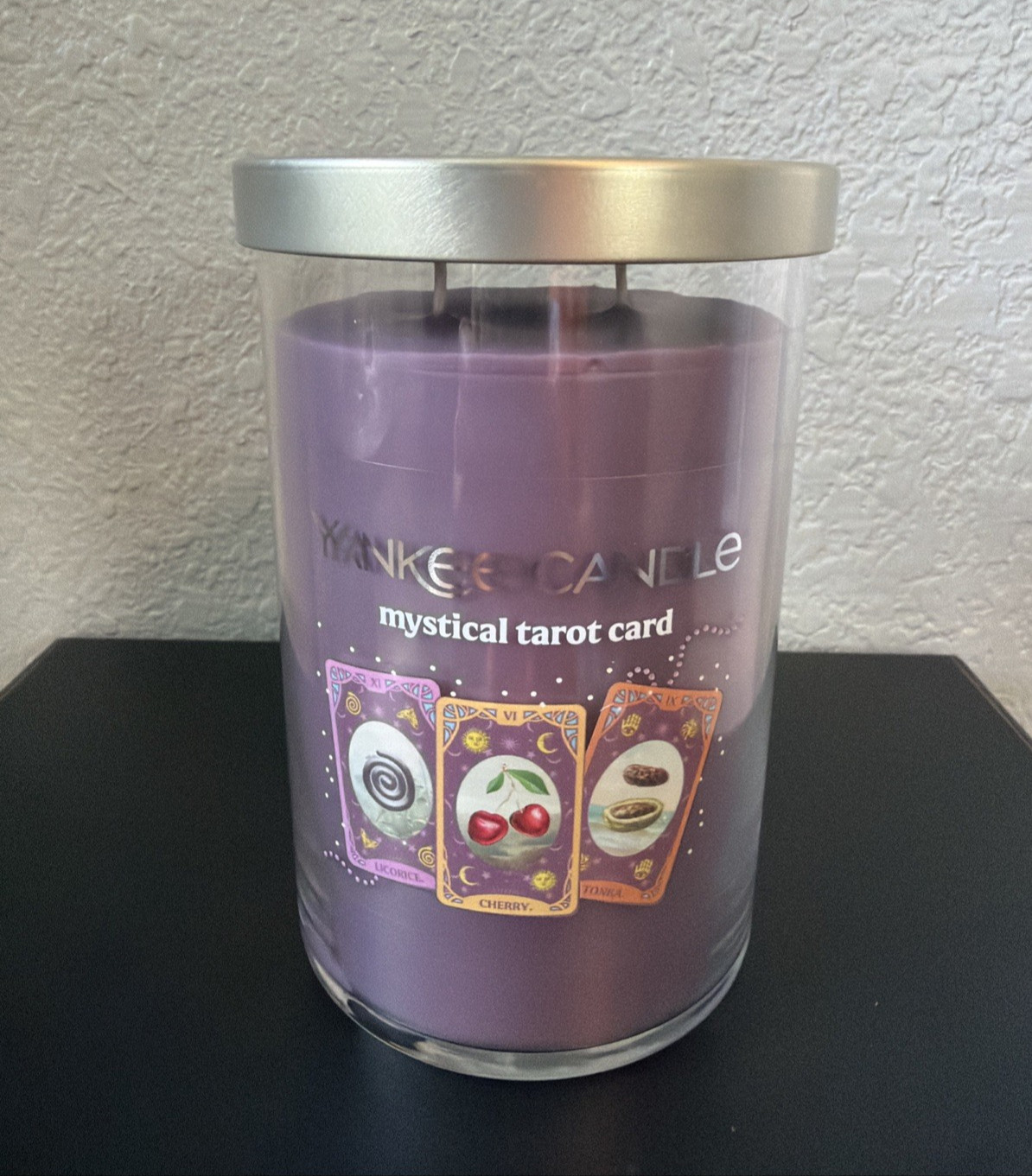 Yankee Candle Mystical Tarot Card 20oz Large Jar 2-Wick Candle New