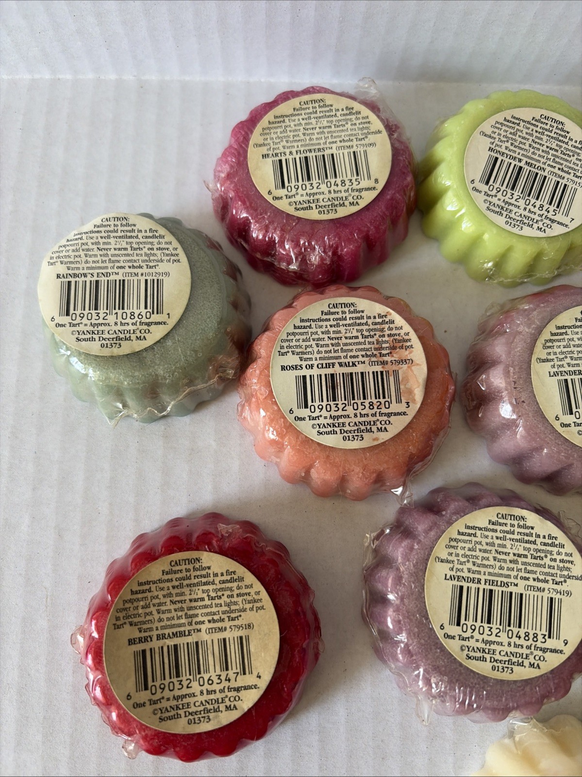 Yankee Candle Tarts Wax Melts Potpourri 11 Piece Lot Lavender Berry Tulips Sage