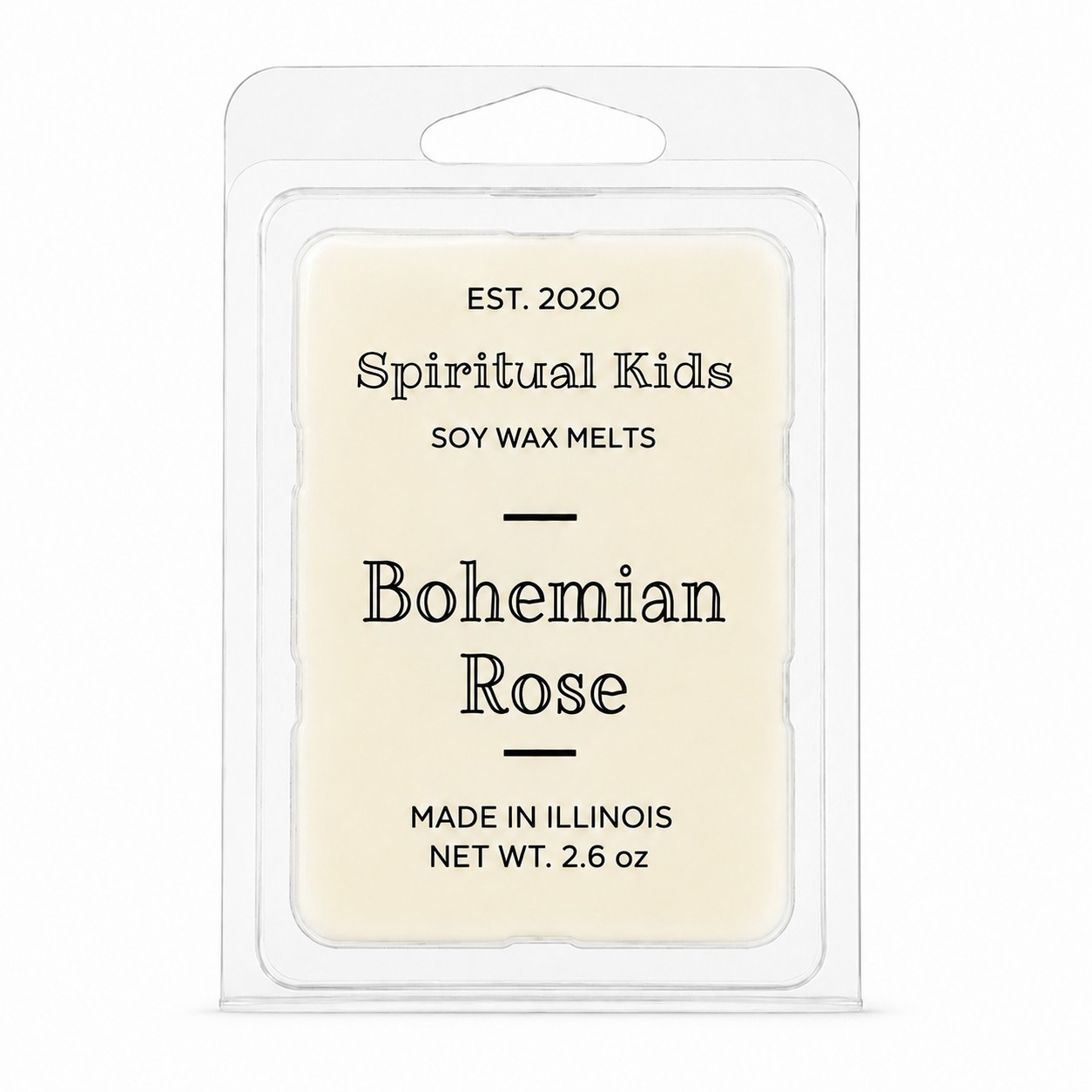 Bohemian Rose Soy Wax Melts 2.6oz 6ct Hand Poured: Floral Scent