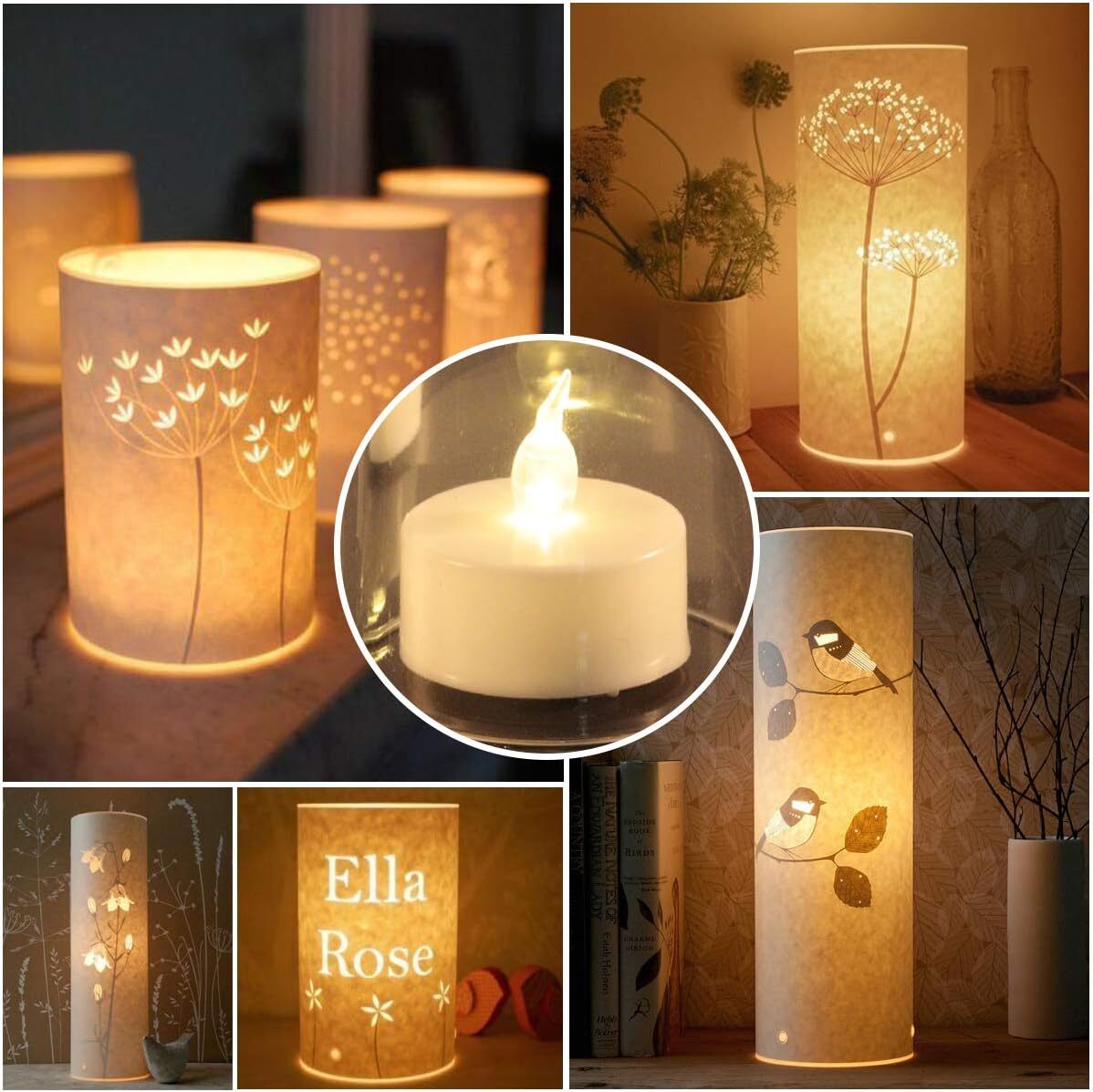 Flameless LED Tealight Candles Votive Candle Battery Operated Fake Tea Lights