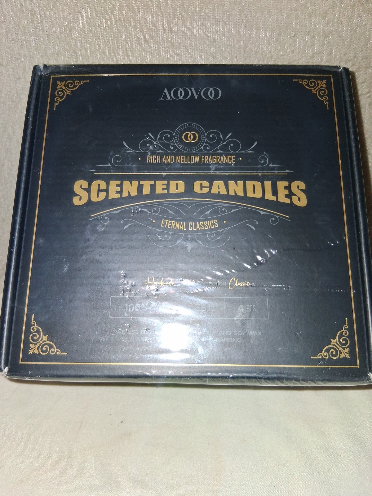 Scented Candles for Men – 4 Pack Candles for Home Scented, 36oz Soy Wax, 200 …