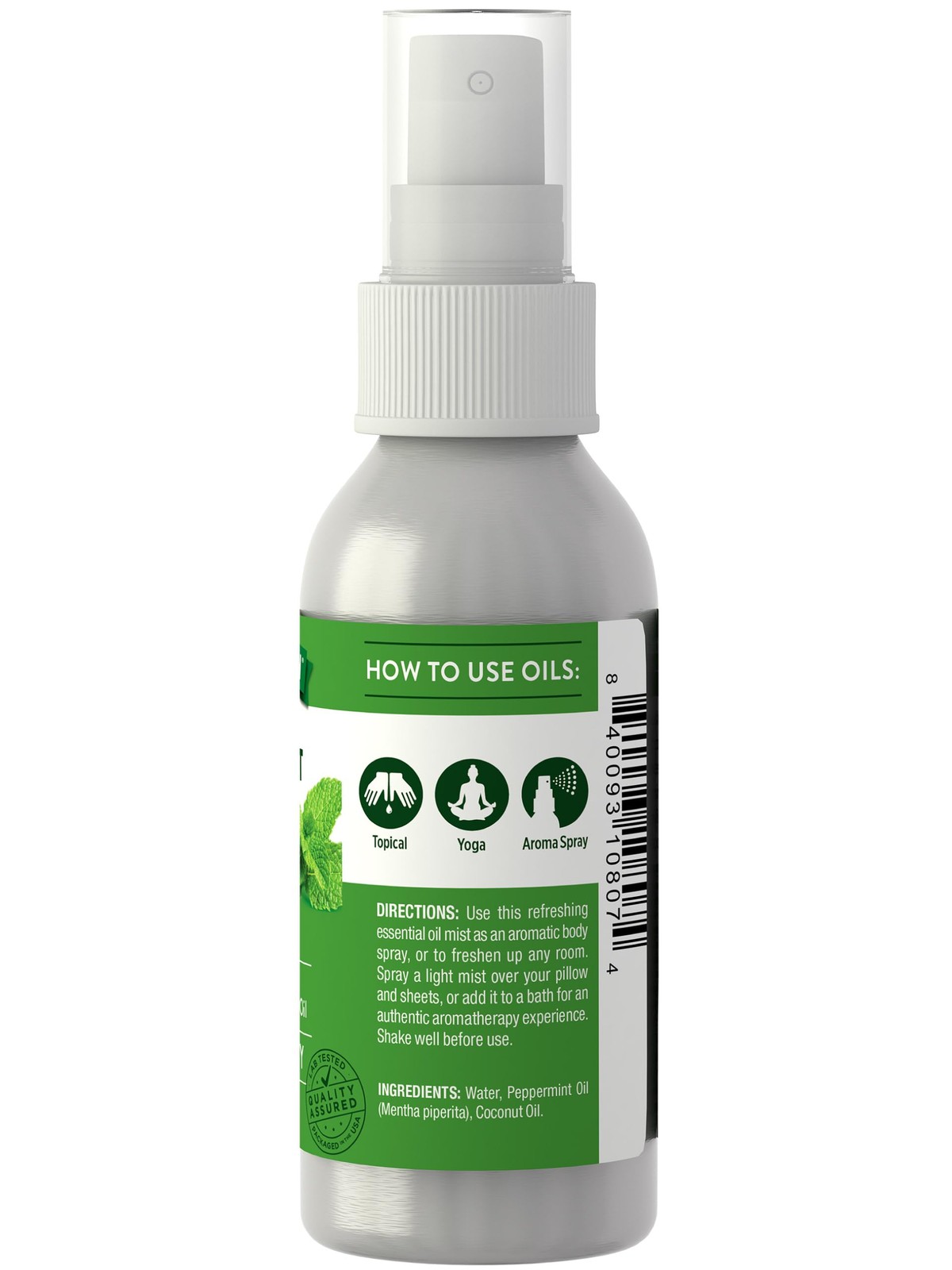 Nature’s Truth Peppermint Essential Oil Spray | 2.4 Fl Oz (Pack of 1)