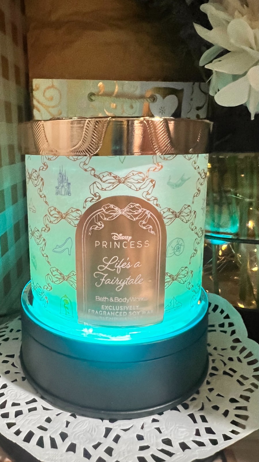 YOU CHOOSE DISNEY PRINCESS: Large 3~Wick Candle Bath & Body Works NEW