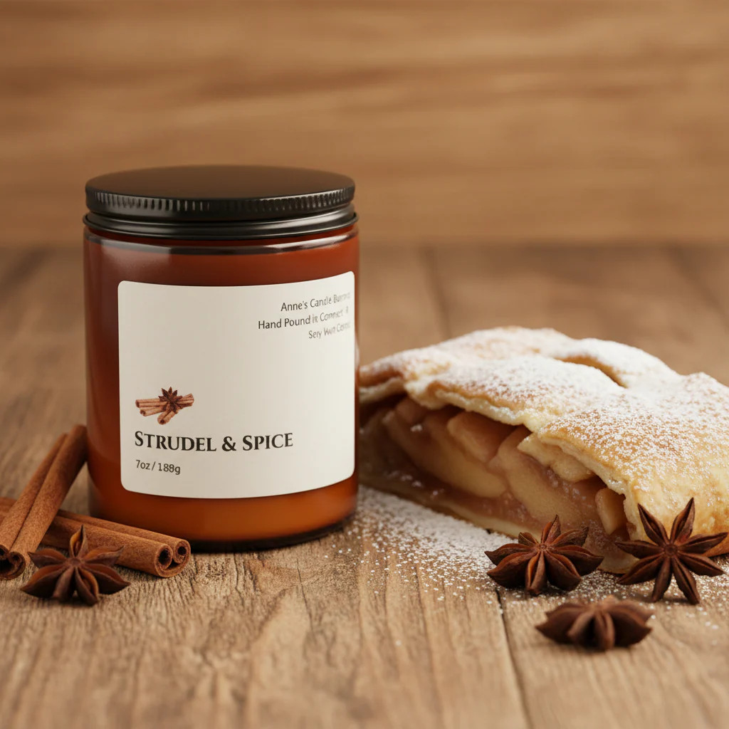 Strudal and Spice Candle