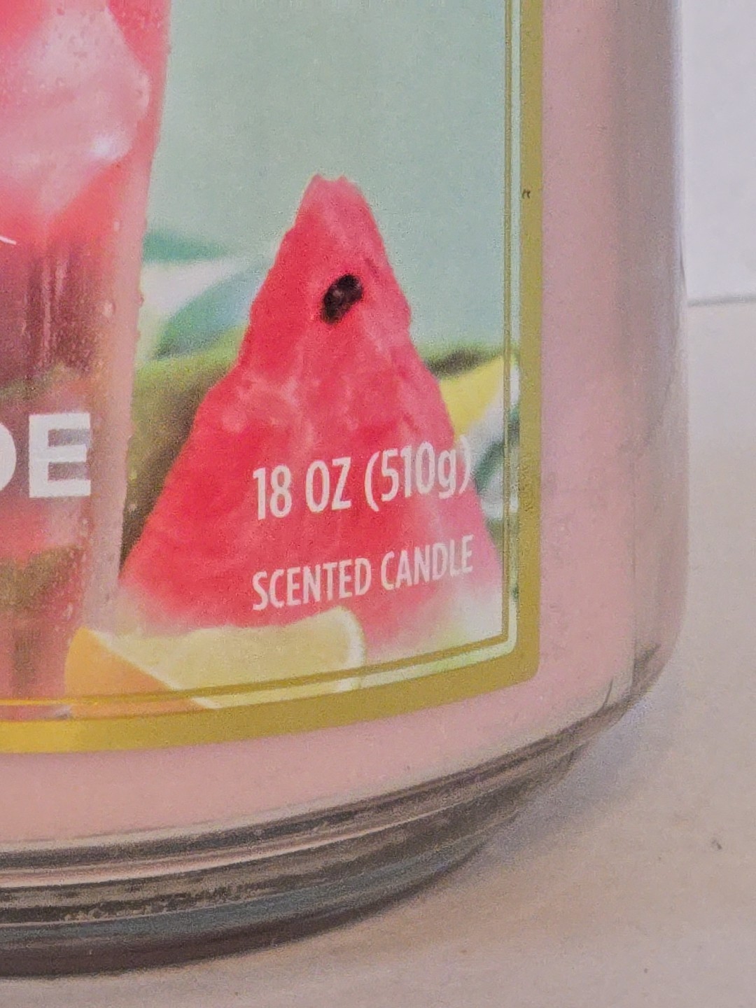 Modern Expression 18 Oz Jar Candle Pink Lemonade Scented New
