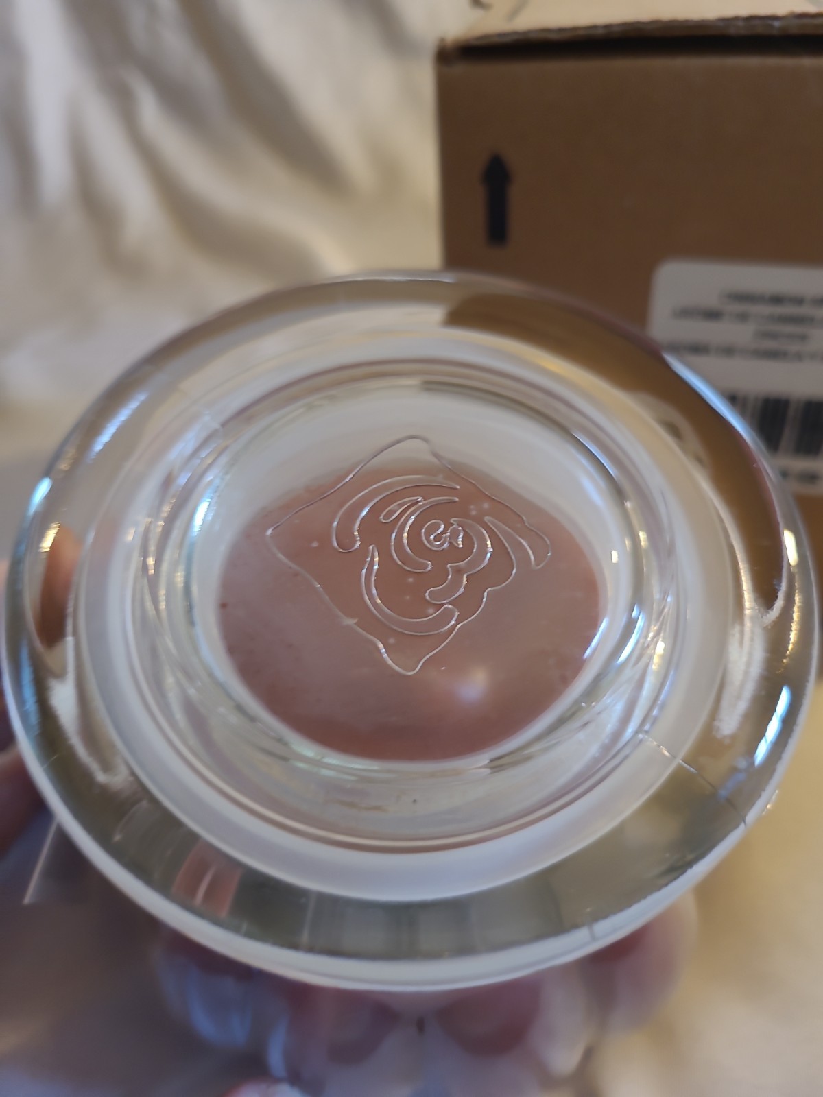 Vintage Home Interiors Contempo Candle Cinnamon Spice Ribbed Glass Pumpkin NIB