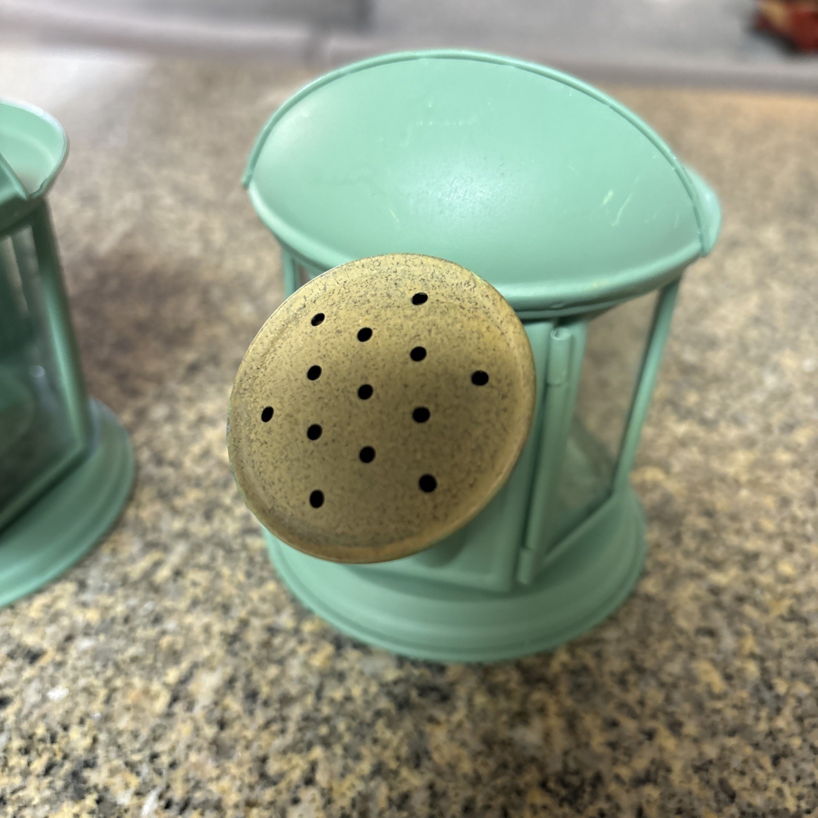 Hallmark MARJOLEIN BASTIN Decorative Metal Watering Can Candle Holder Set Of 2