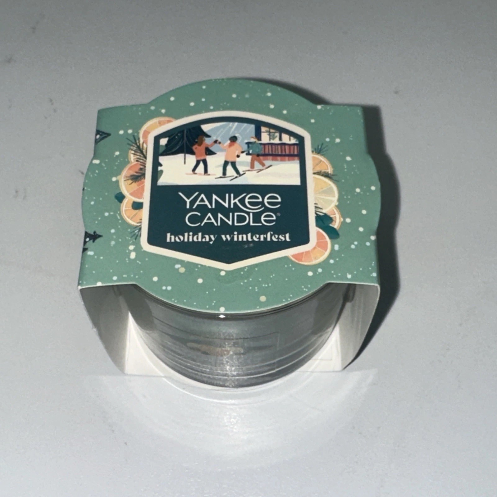 LOT OF 6-Yankee Candle HOLIDAY WINTERFEST Mini Votives 1.3oz each