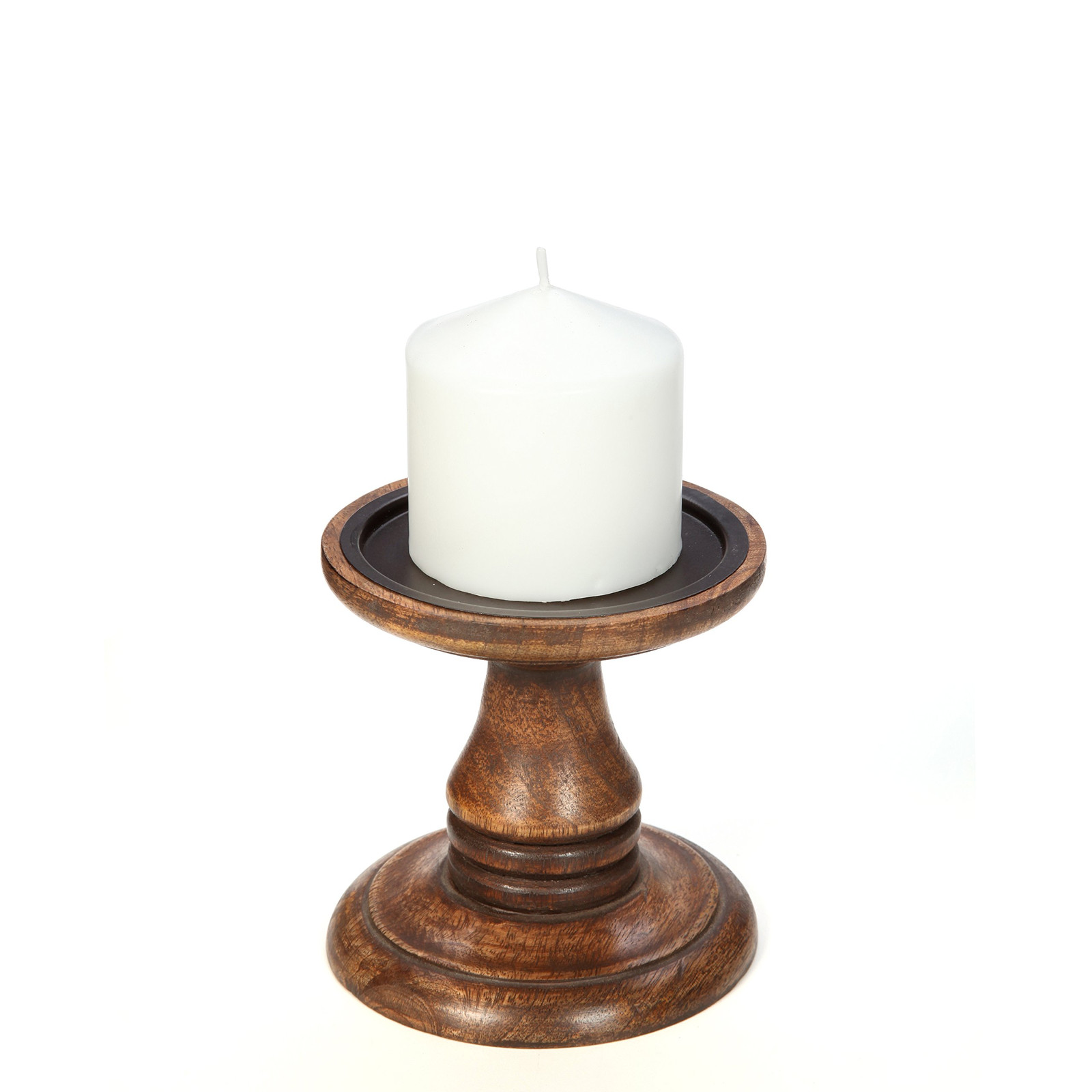 ‘s Set of 4, 3 Inches High, White Unscented Pillar Candles