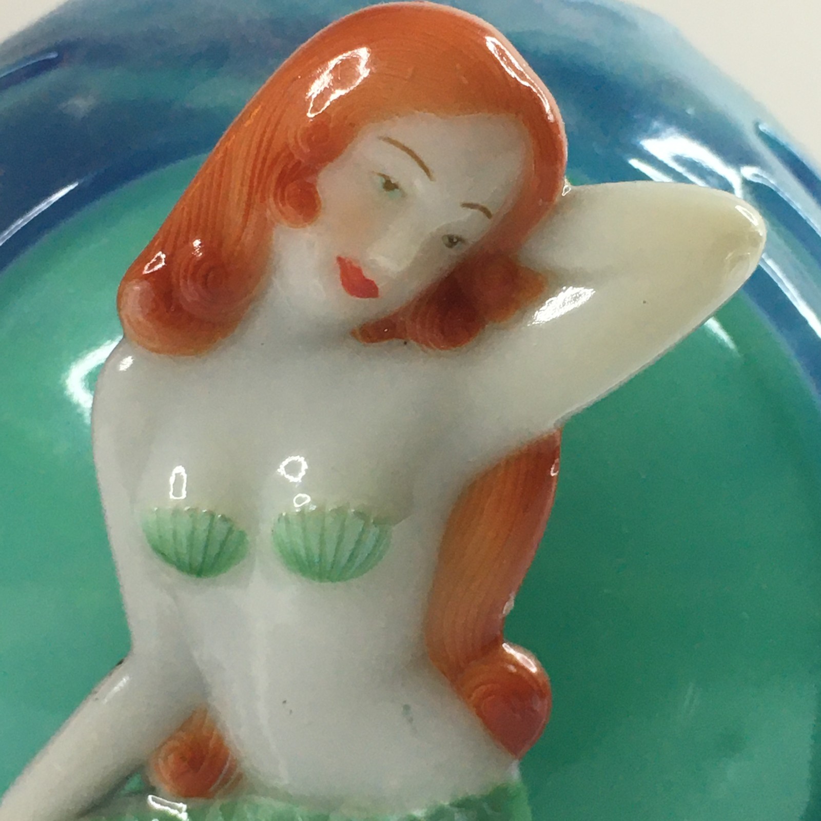Global Candle Gallery Round Mermaid Glowing Wax Ball Ocean Sea Brackenridge CO
