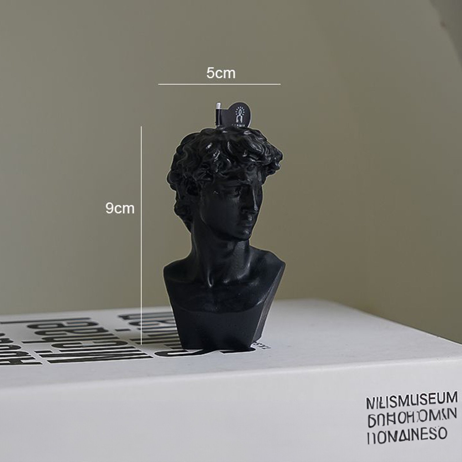 Ventray Scented Candle Davidgypsum Portrait For Home Bedroom Living Room Decor