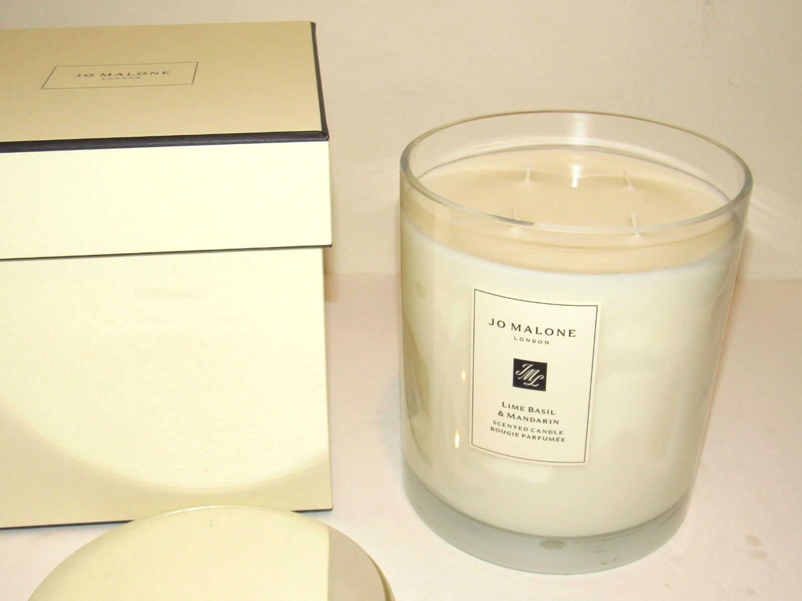 Jo Malone Lime Basil & Mandarin Scented Luxury Candle 4 Wick 5 Inch JUMBO 2100 g