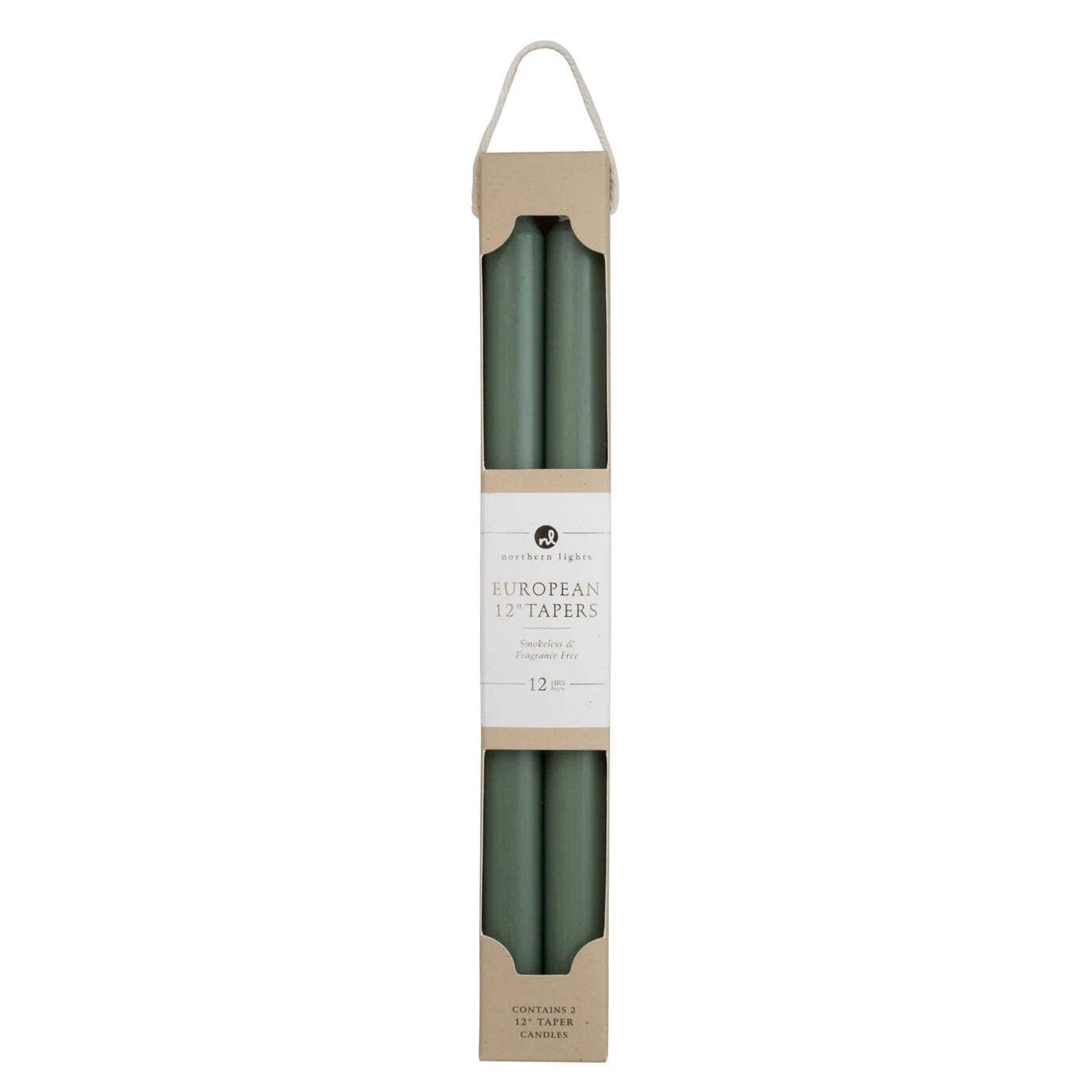 12” Decorative Taper Candle 2-Packs