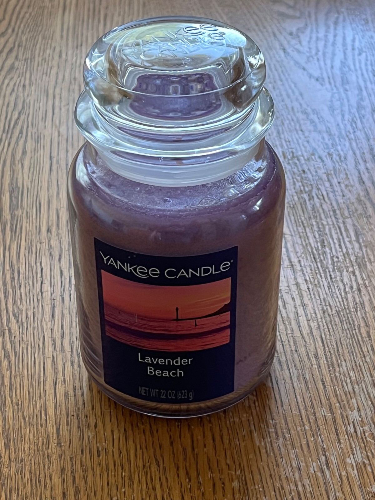 NEW YANKEE CANDLE LAVENDER BEACH LARGE JAR CANDLE 22 OZ 623G