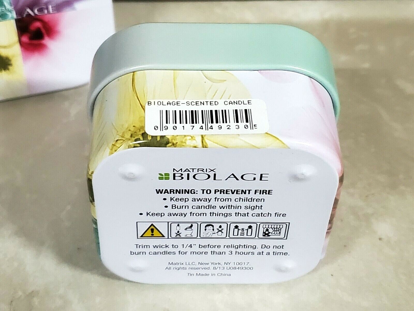 SET OF 3 ~ Matrix Biolage Scented Candle ~ 4oz each nwob DENTS READ (#v4)