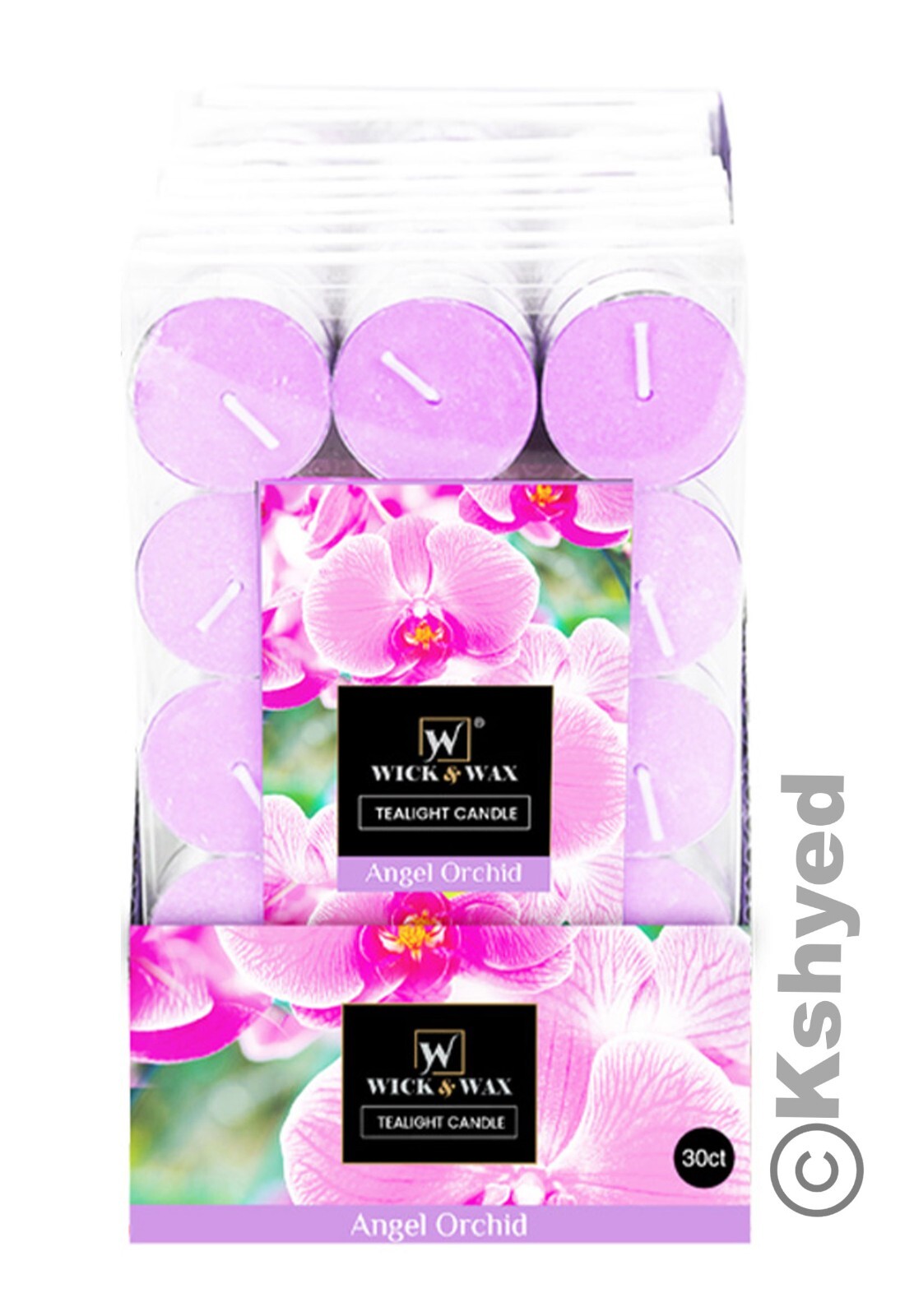 30 Pcs Scented & Unscented Tealight Candles Long Lasting Aromatherapy Candles