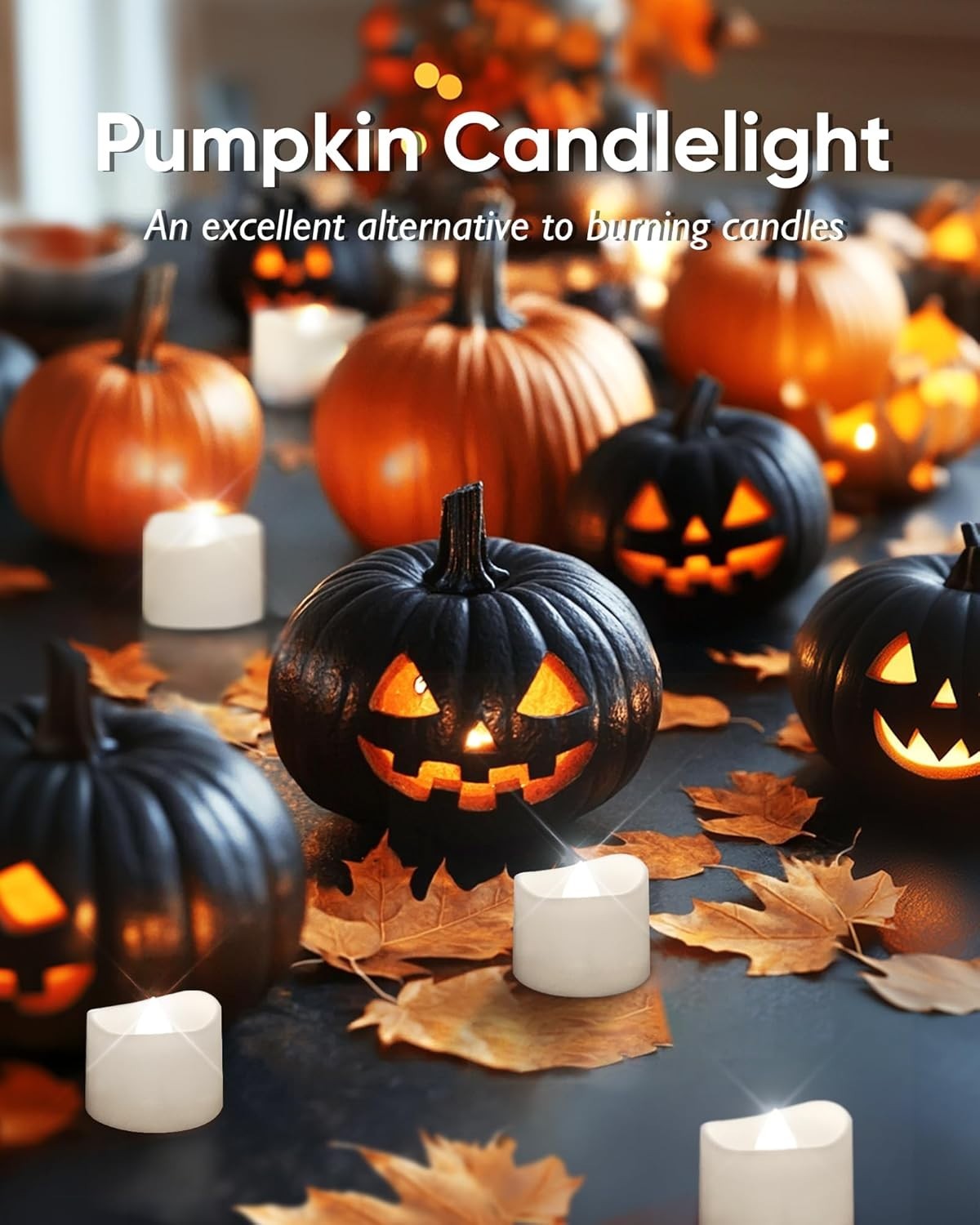 Elegant 24 Flameless Tea Lights – 200+ Hour Battery Life for Every Occasion