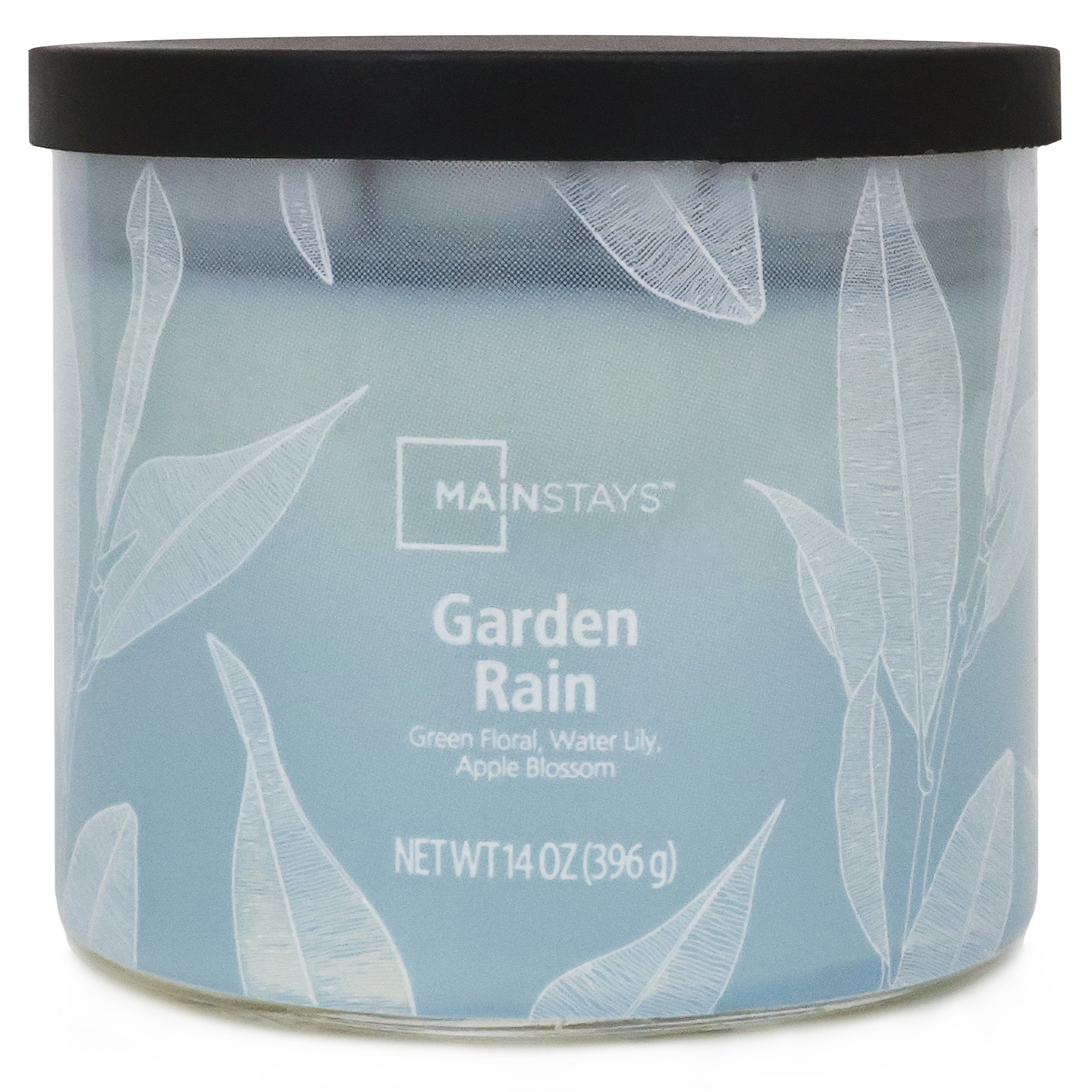 (2 pack) 3-Wick Ombre Wrap Garden Rain Candle, 14-Ounce