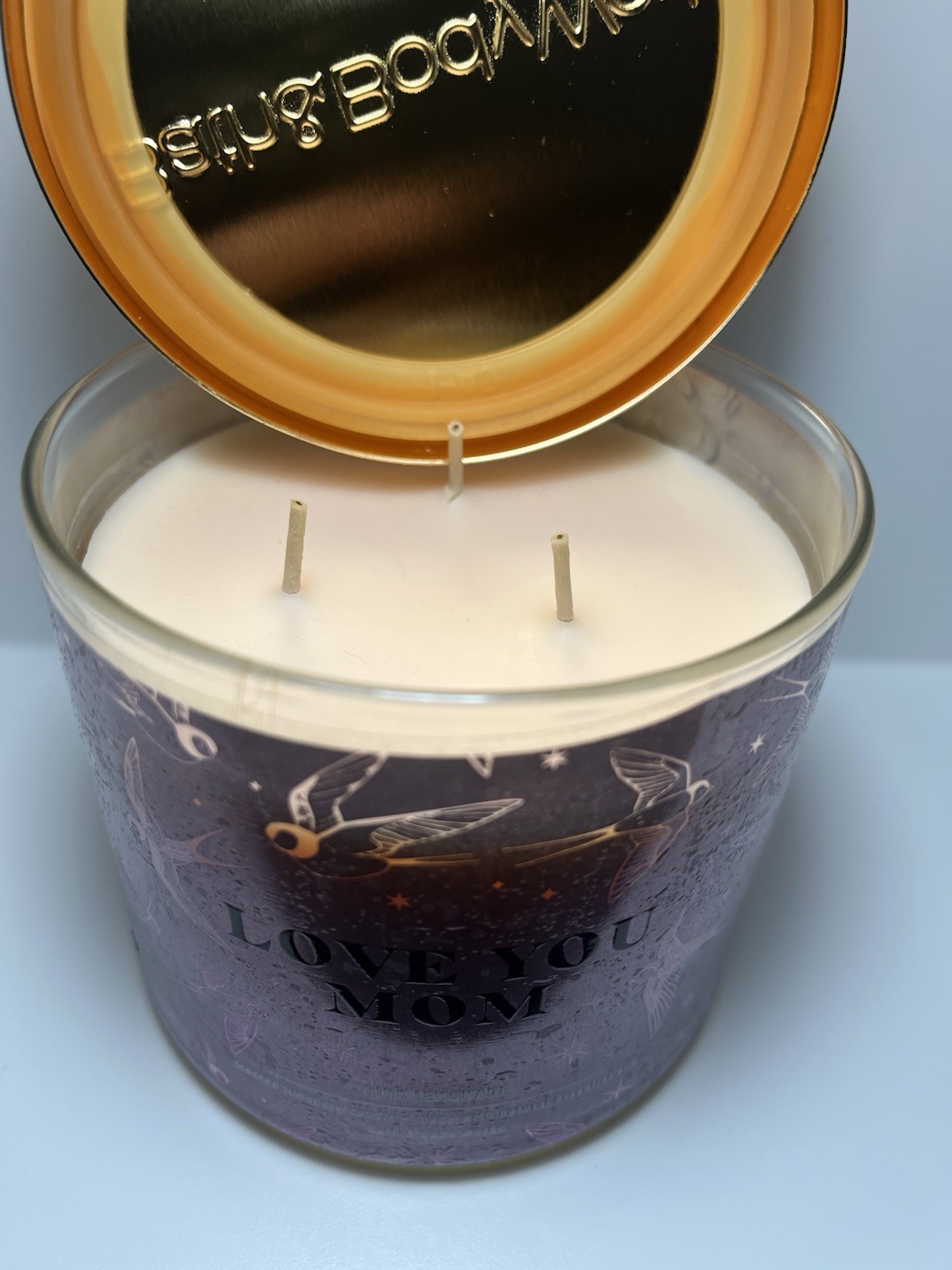 Mothers Day Gift Candle-Love You Mom Pink Lemonade 3 Wick Bath Body Works