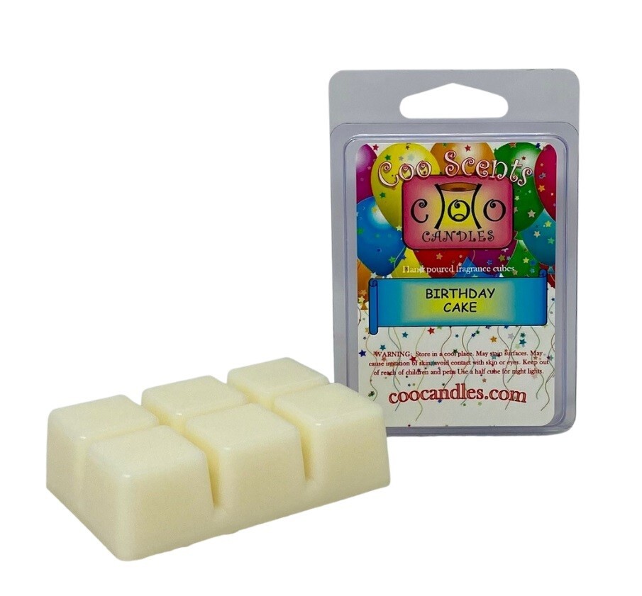 3 Pkgs Coo Candles Soy Wickless Candle Bar Wax Melts – Birthday Cake