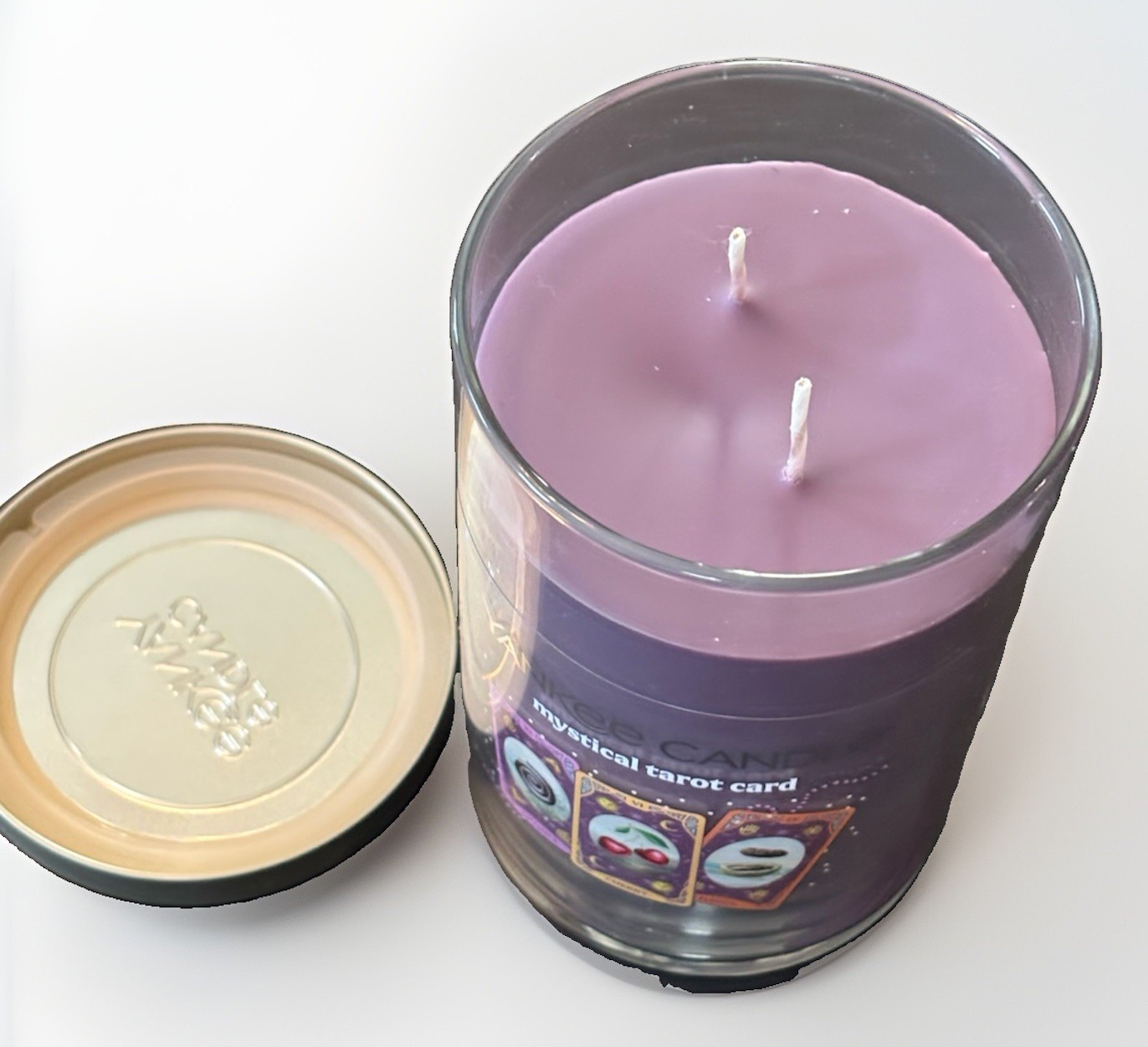 NEW Yankee Candle Mystical Tarot Card 20oz 2-Wick Tumbler Candle Licorice Tonka