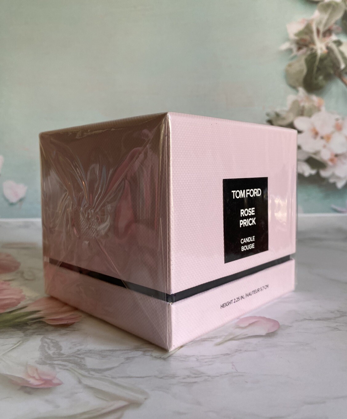 Tom Ford Rose Prick Candle Bougie – Brand New, Sealed in Box, Height 2.25″
