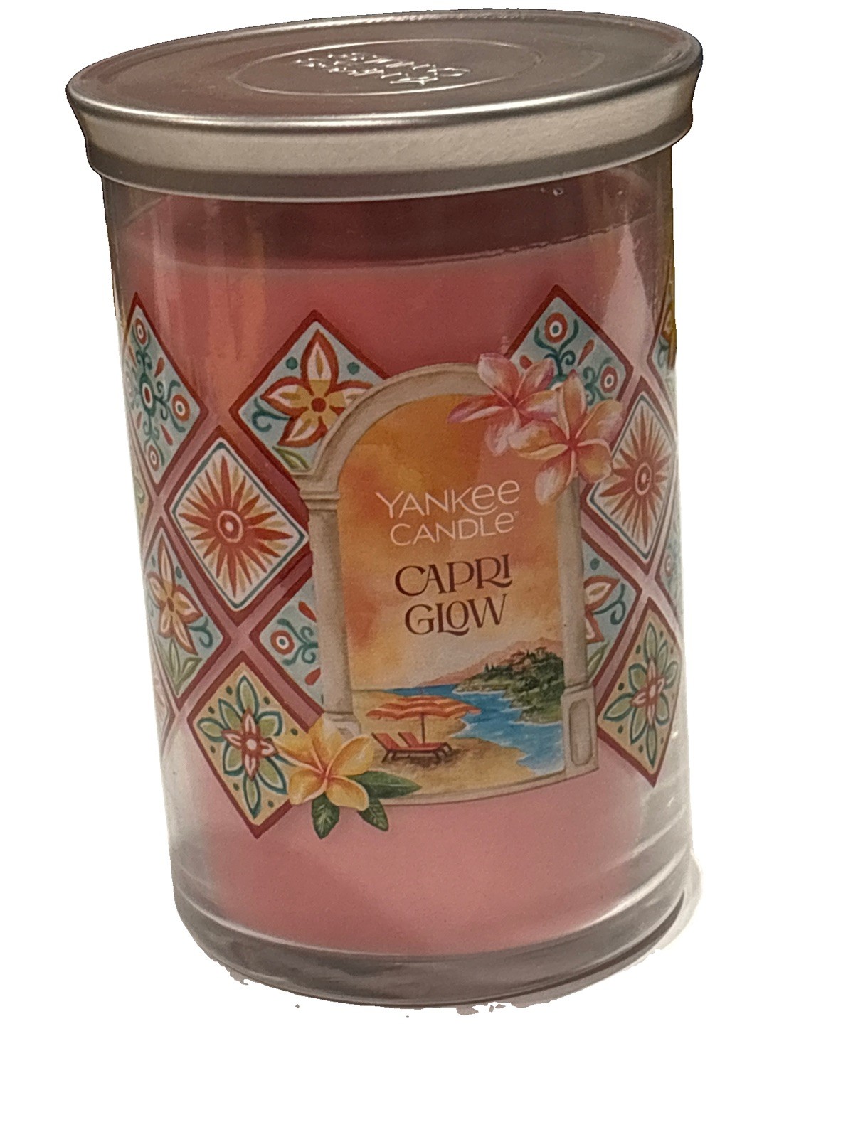 Brand New Yankee Candle Capri Glow Signature 2-wick Candle 20 oz
