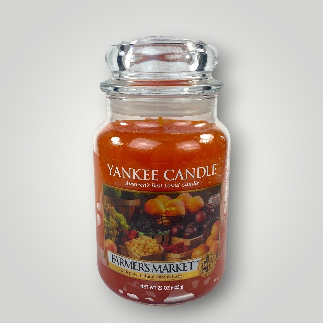 Yankee Candle Farmers Market 22 oz Large Jar Retired Unused 2000s