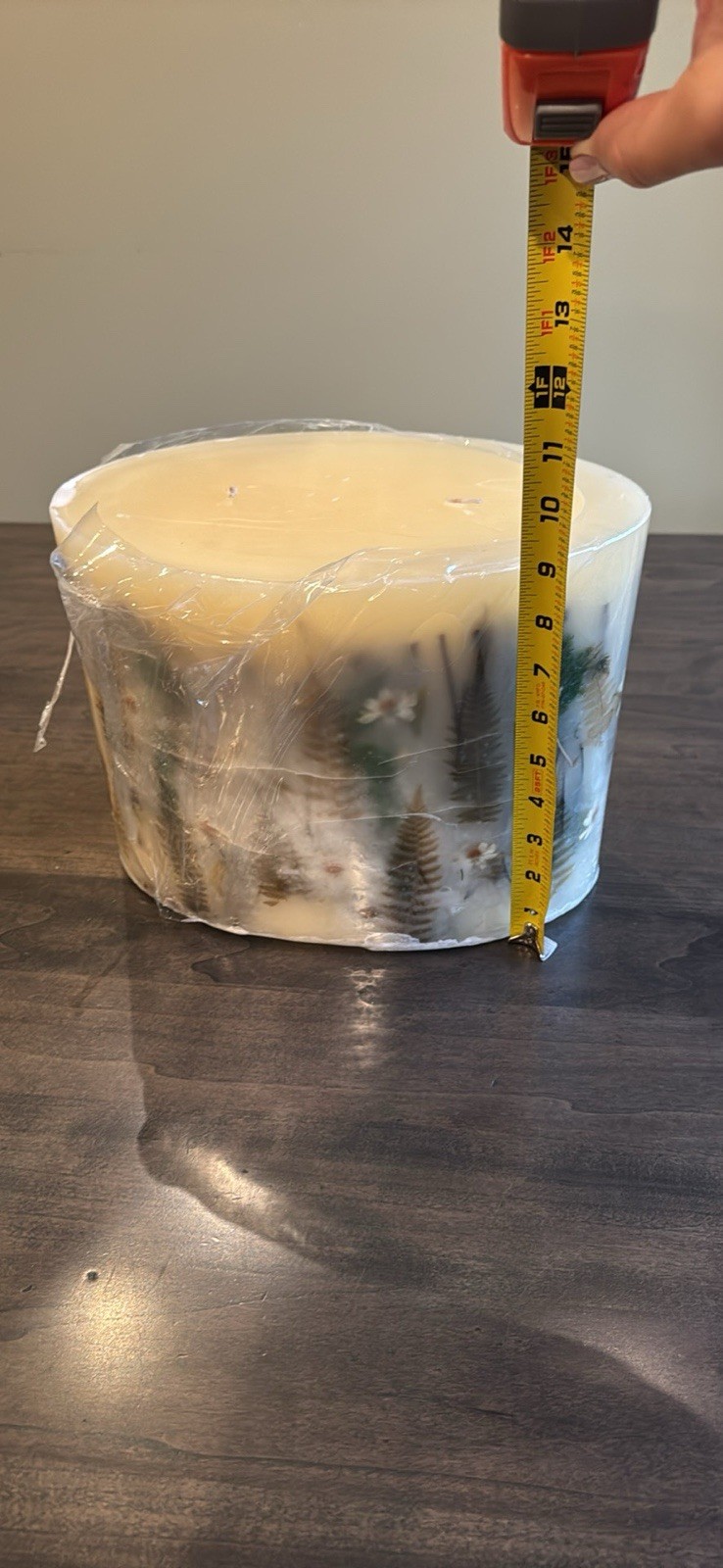 Rosy Rings Oval XX-Large Botanical Forest Candle -12 X 9” 300 Hours