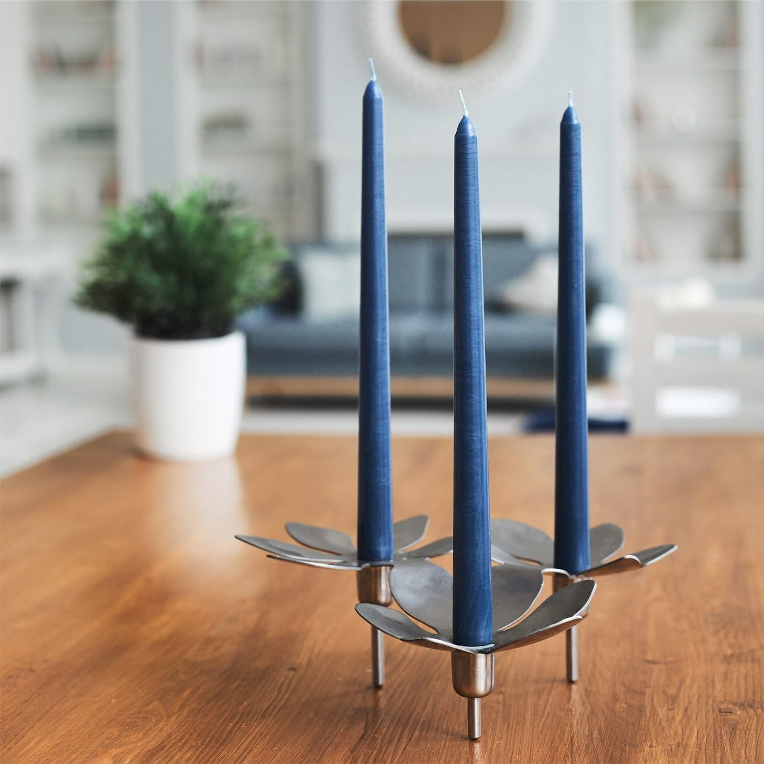 8 inch Taper Candle 4 Pack – Home Decor Dripless Candles Long Burning