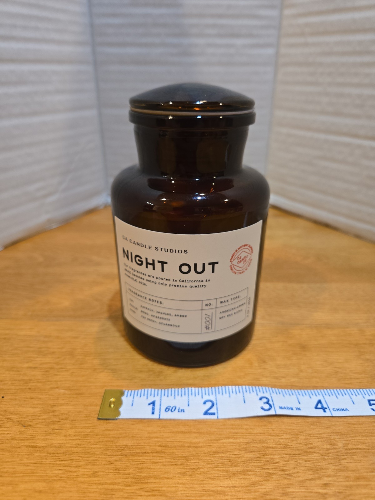 Leoben Night Out One Wick 9 Ounce Candle Made In USA Vegan Soy Wax
