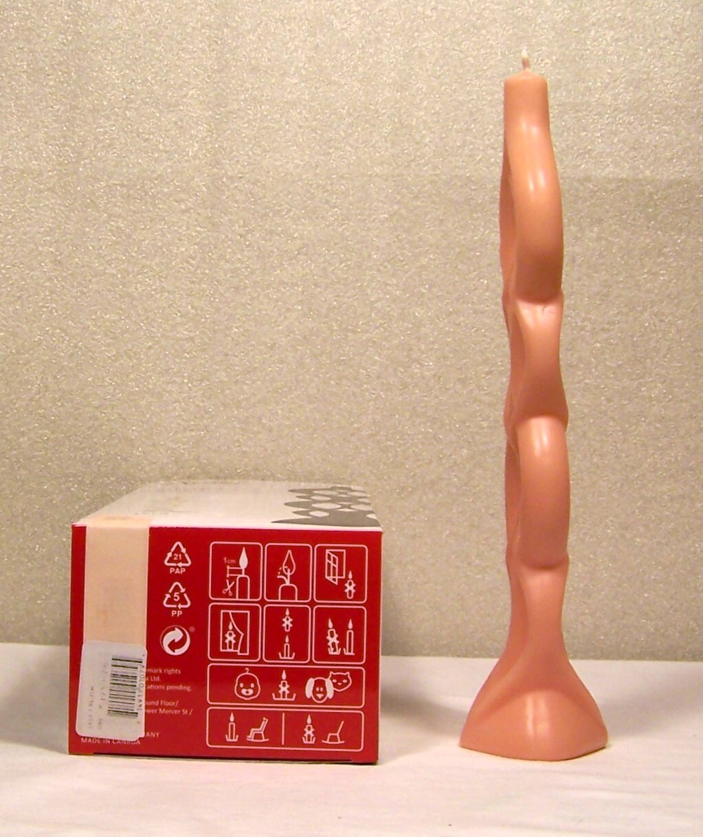 Alusi Multi Flame Candle LELA Blush Pink Rose Unscented Modern Avant-garde Decor