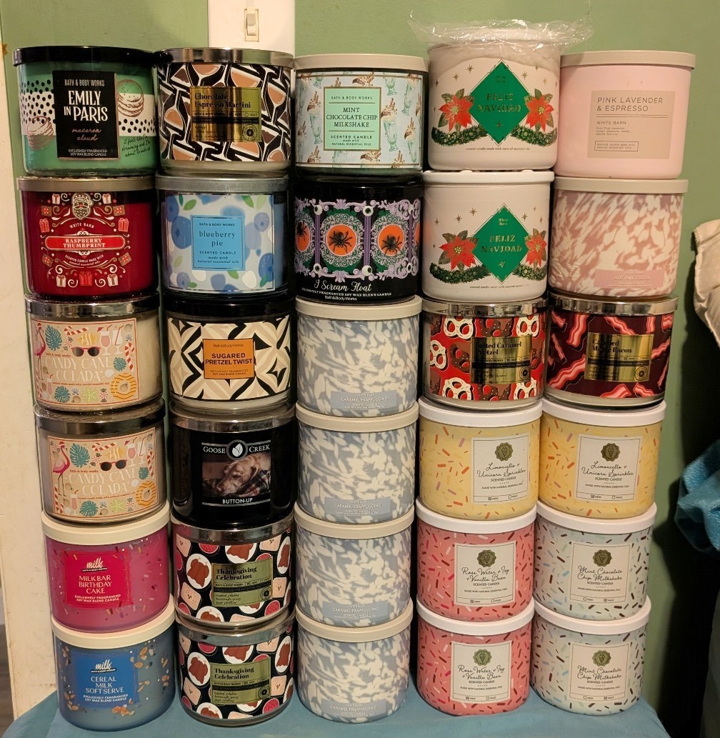 ($13 Each) Bath & Body Works 3 Wick Candles