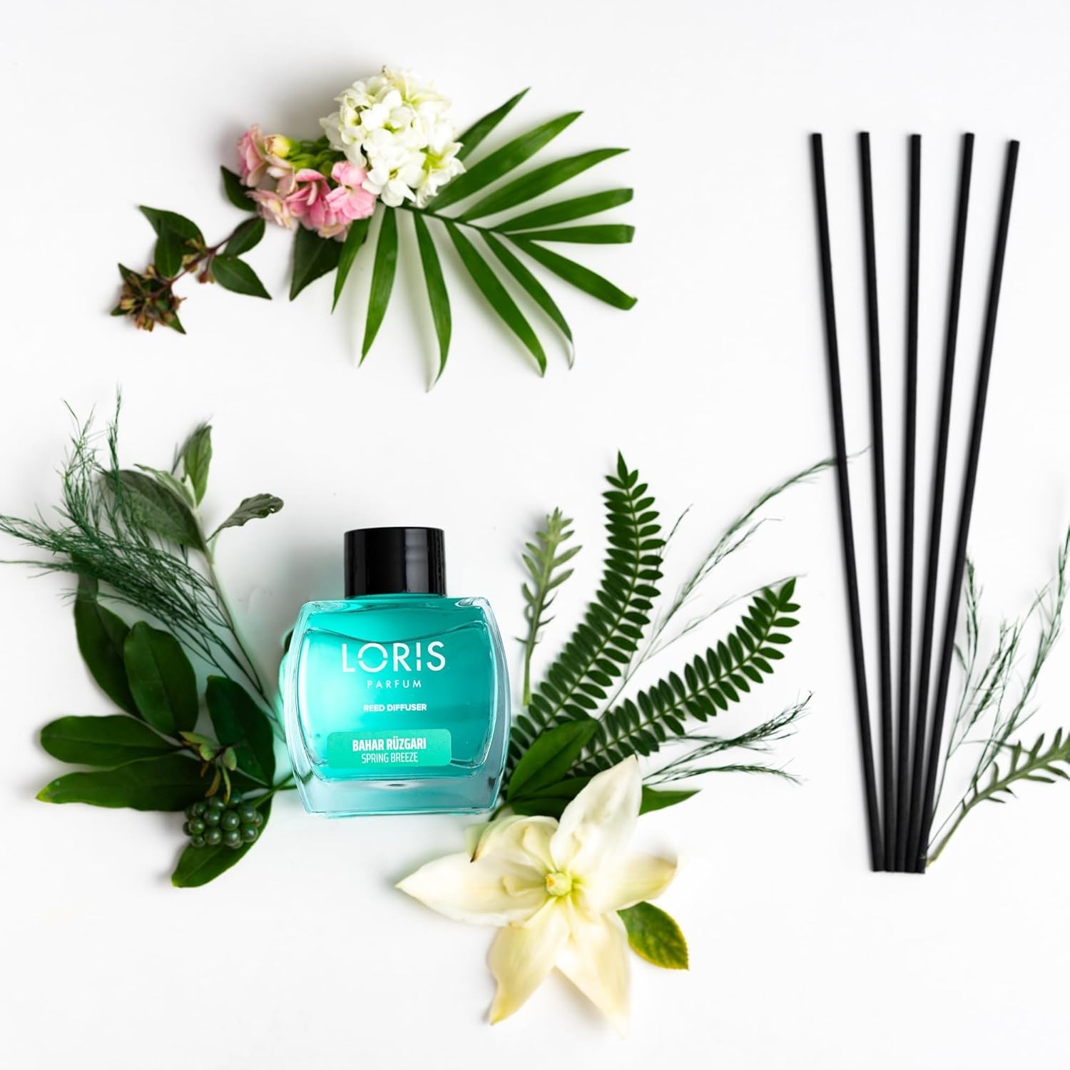 Loris Reed Diffuser – Spring Breeze – Aromatic Home Fragrance with Black