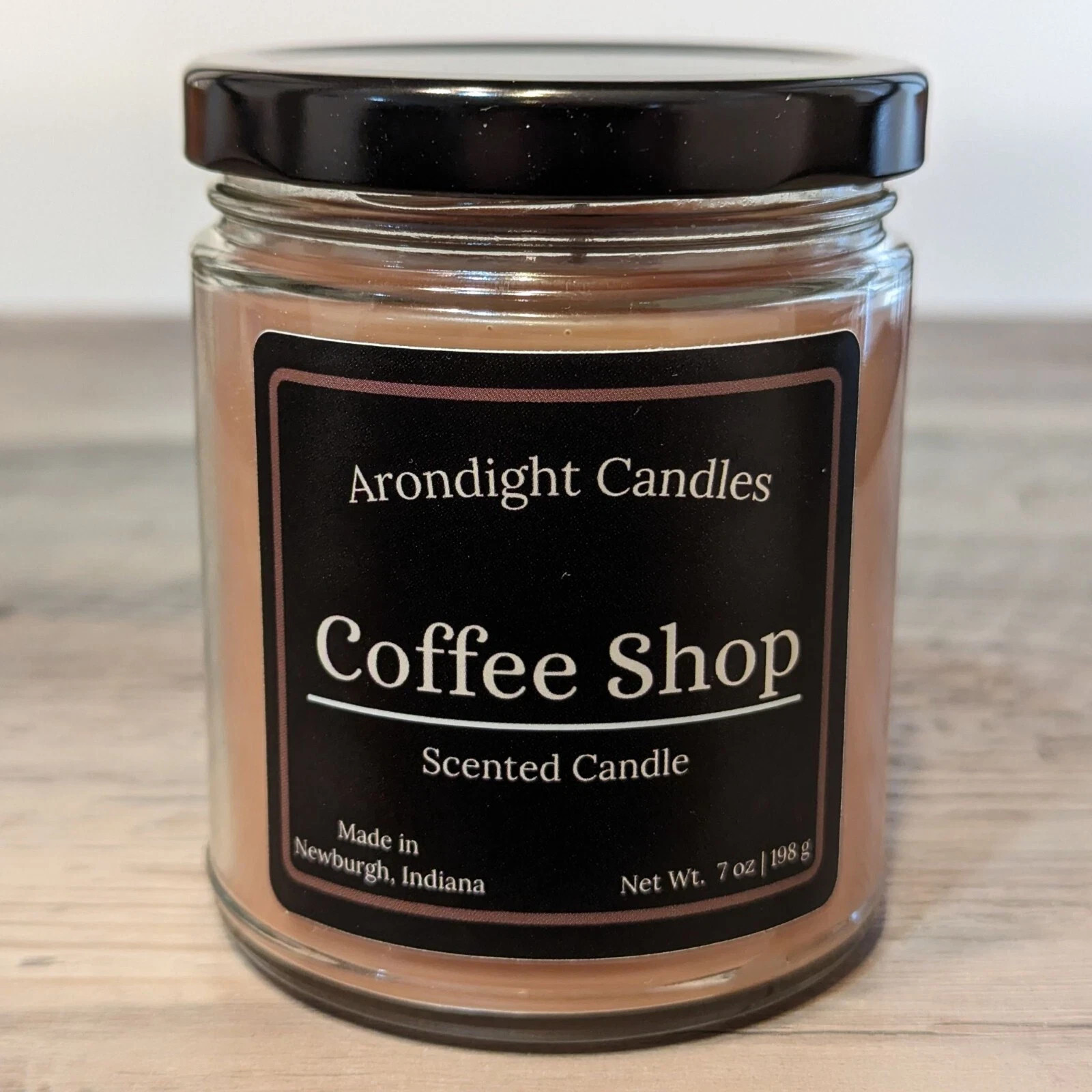 Coffee Scented Candle 9oz Jar Handmade Soy Wax Blend Home Fragrance Coffee Shop