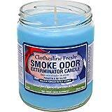 Smoke Odor Exterminator 13oz Jar Candles Clothesline Fresh (2-Candles)